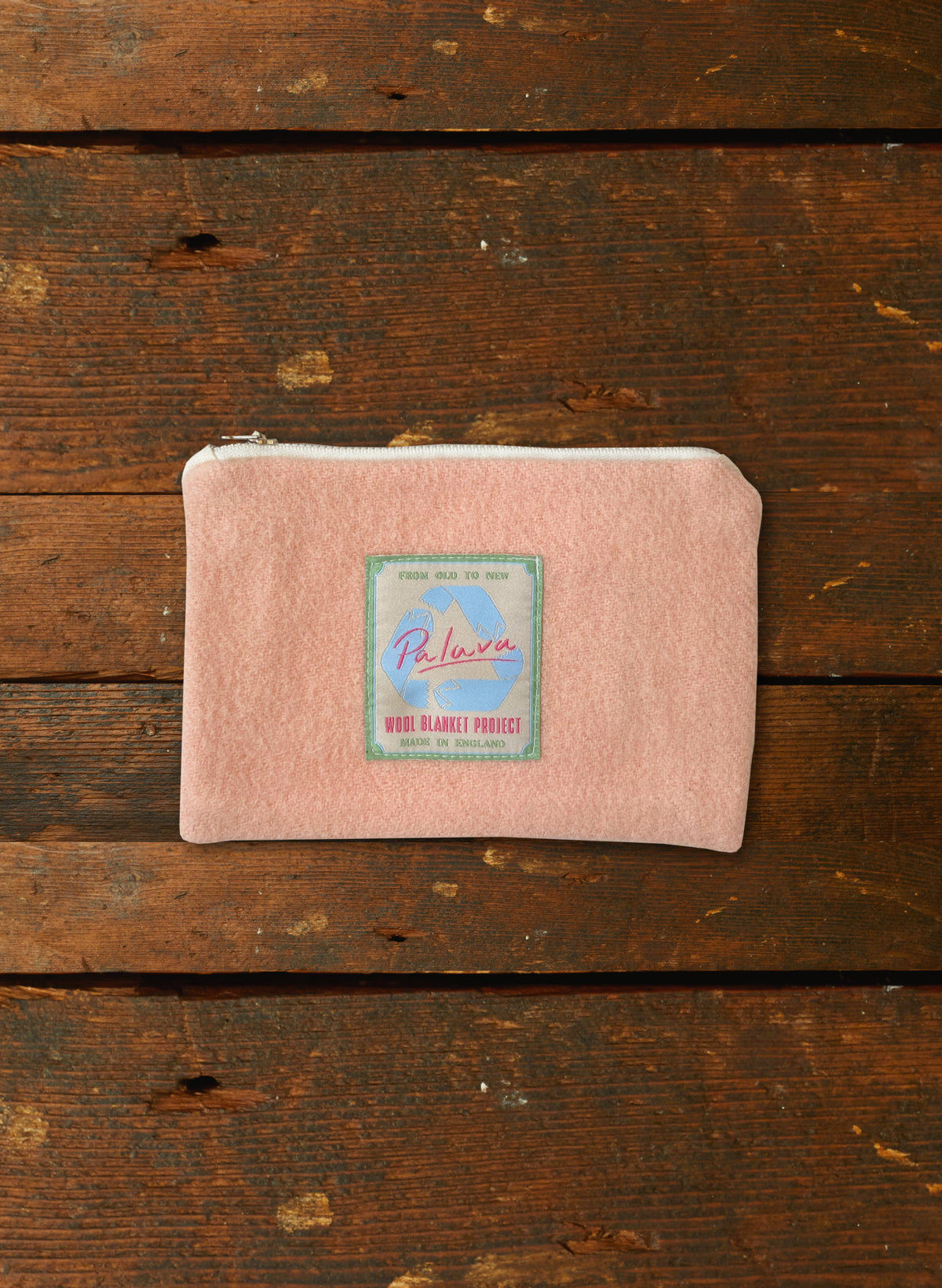 Zip Pouch - Small - Ivory Coral Migration