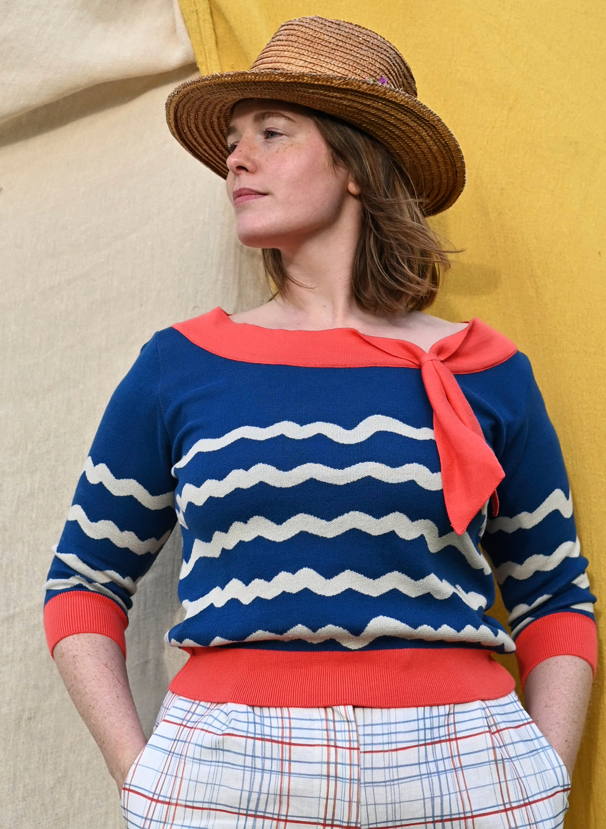 Amelie Top - Coral Wave