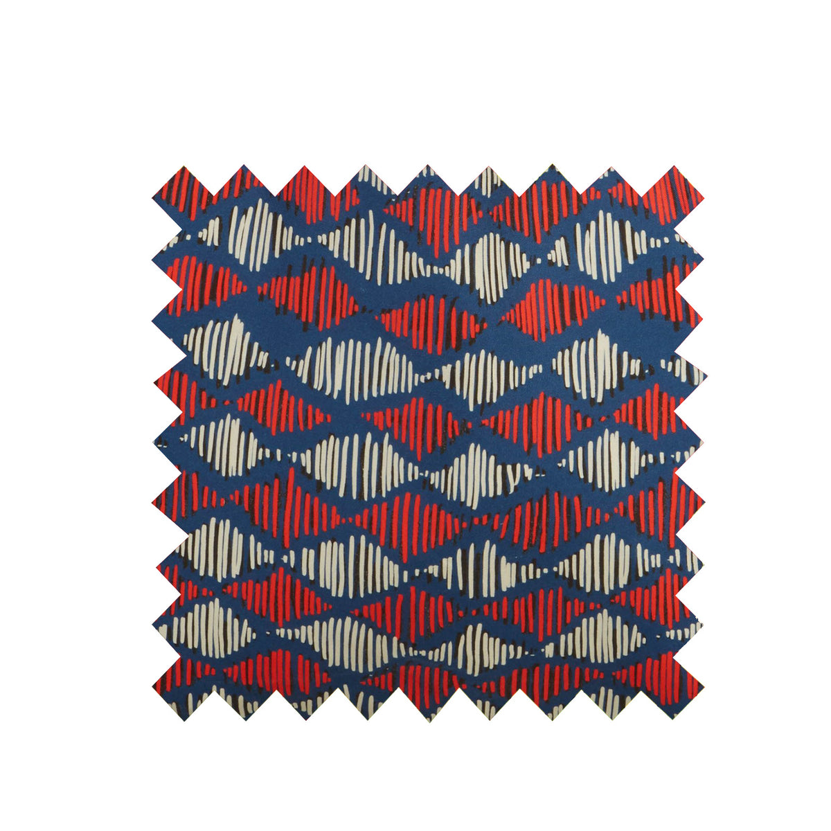Remnant - 156x65cm - Blue Soundwaves - Tencel