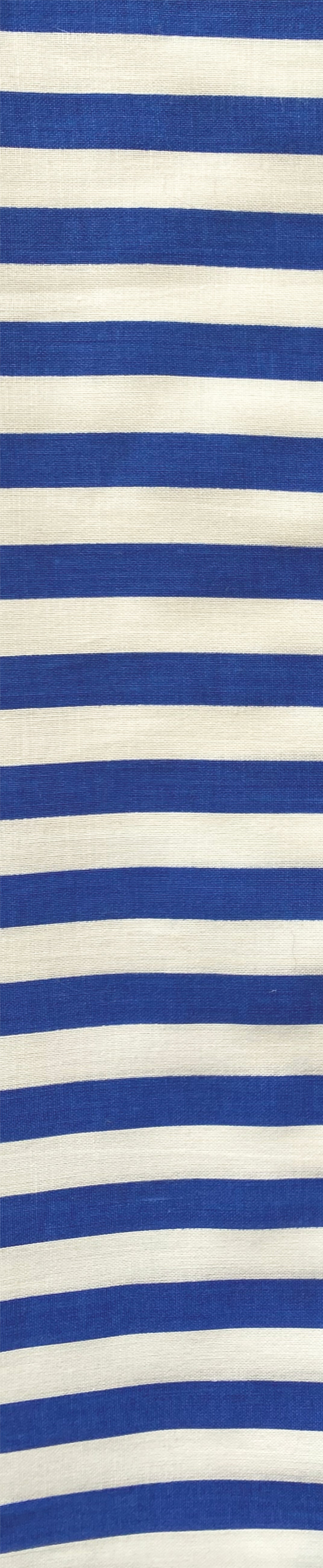 Remnant - 47cm x 55cm - Blue Stripe - Cotton Blend