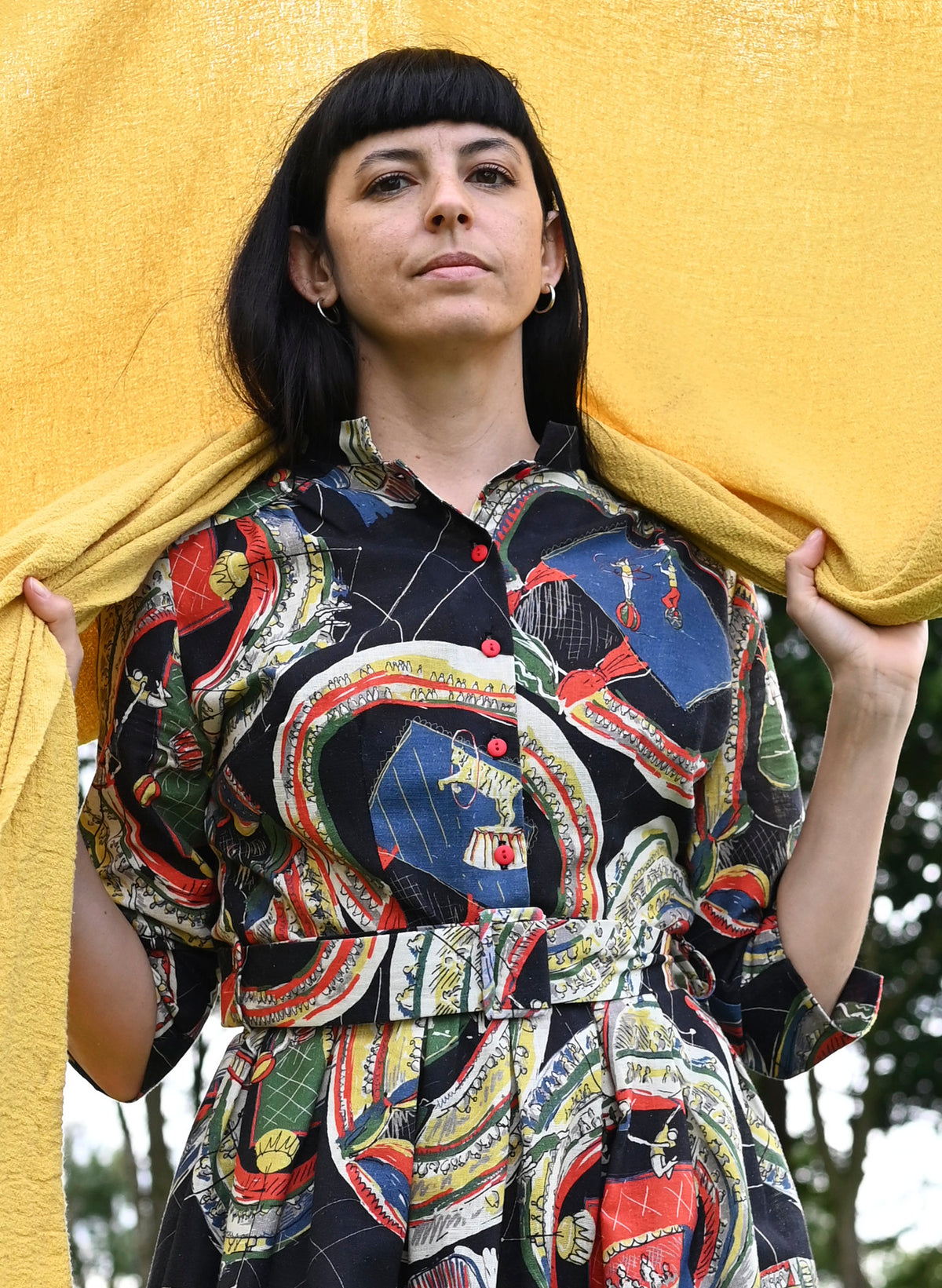 Cynthia Dress - Black Big Top