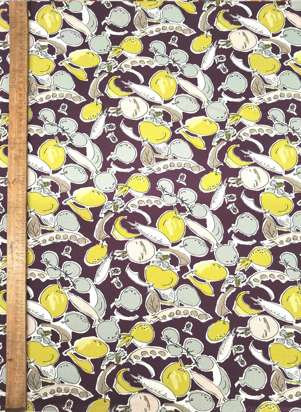 Remnant - 150cm x 65cm - Plum Homegrown - Tencel - Fabric