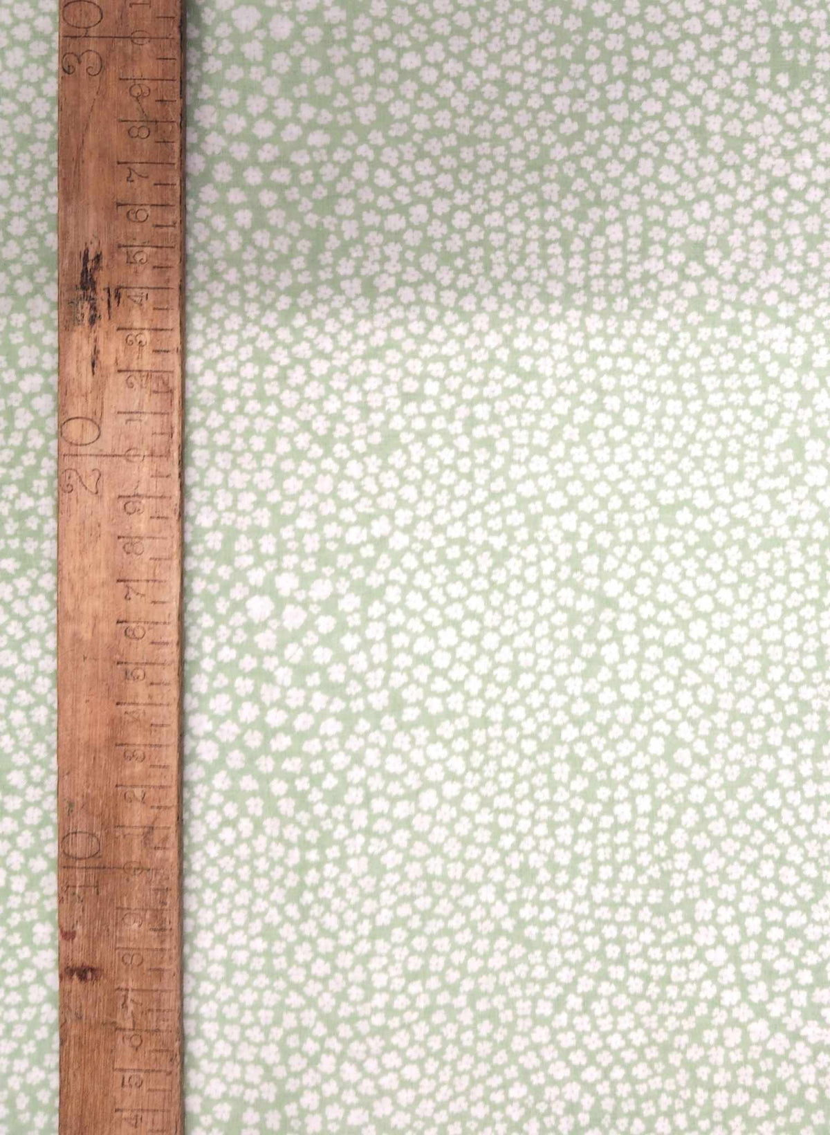 Poppy Green Print - Cotton - Fabric