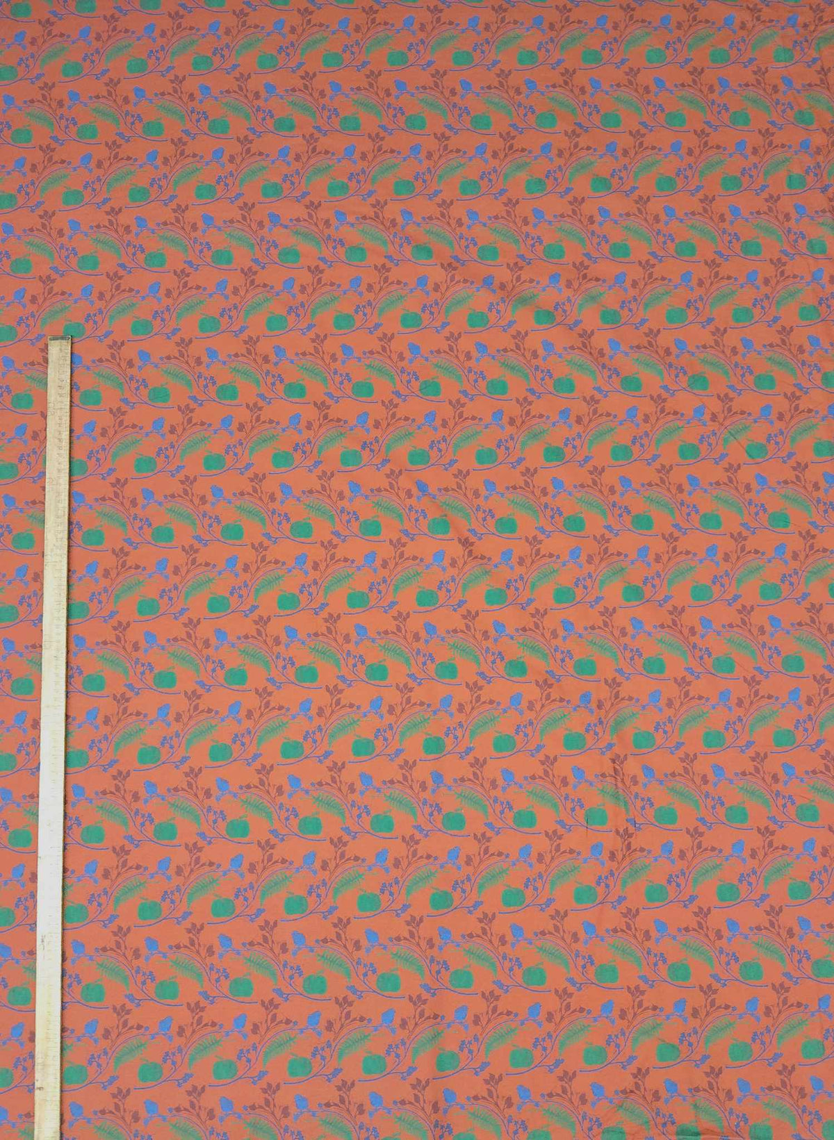 Rust Hedgerow - Organic Cotton - Fabric