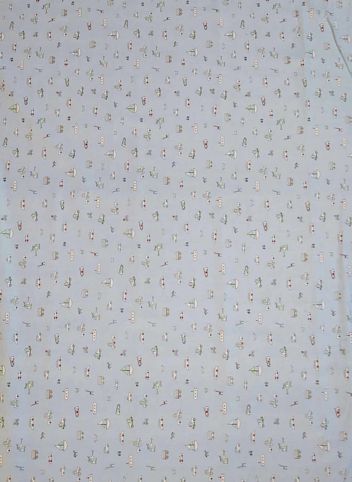 Remnant - 156cm x 200cm - Beep Beep Fabric - Cotton