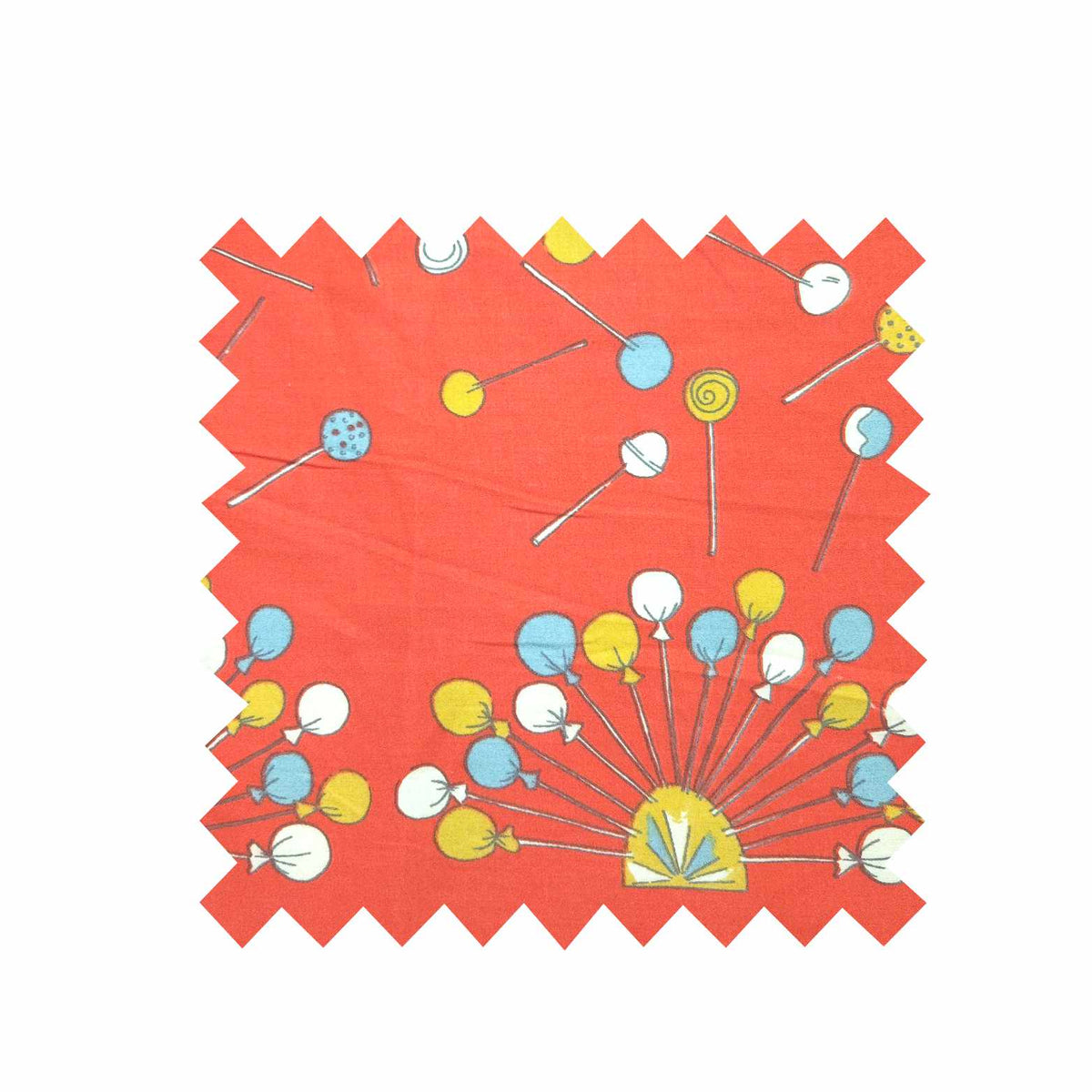 Orange Lollipop Fabric - Cotton