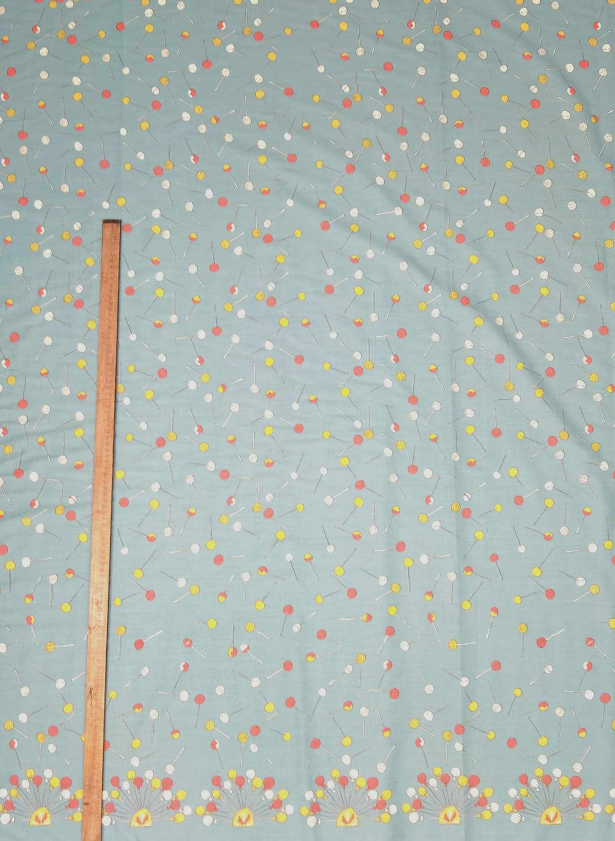 Sage Lollipop Fabric - Cotton Sateen