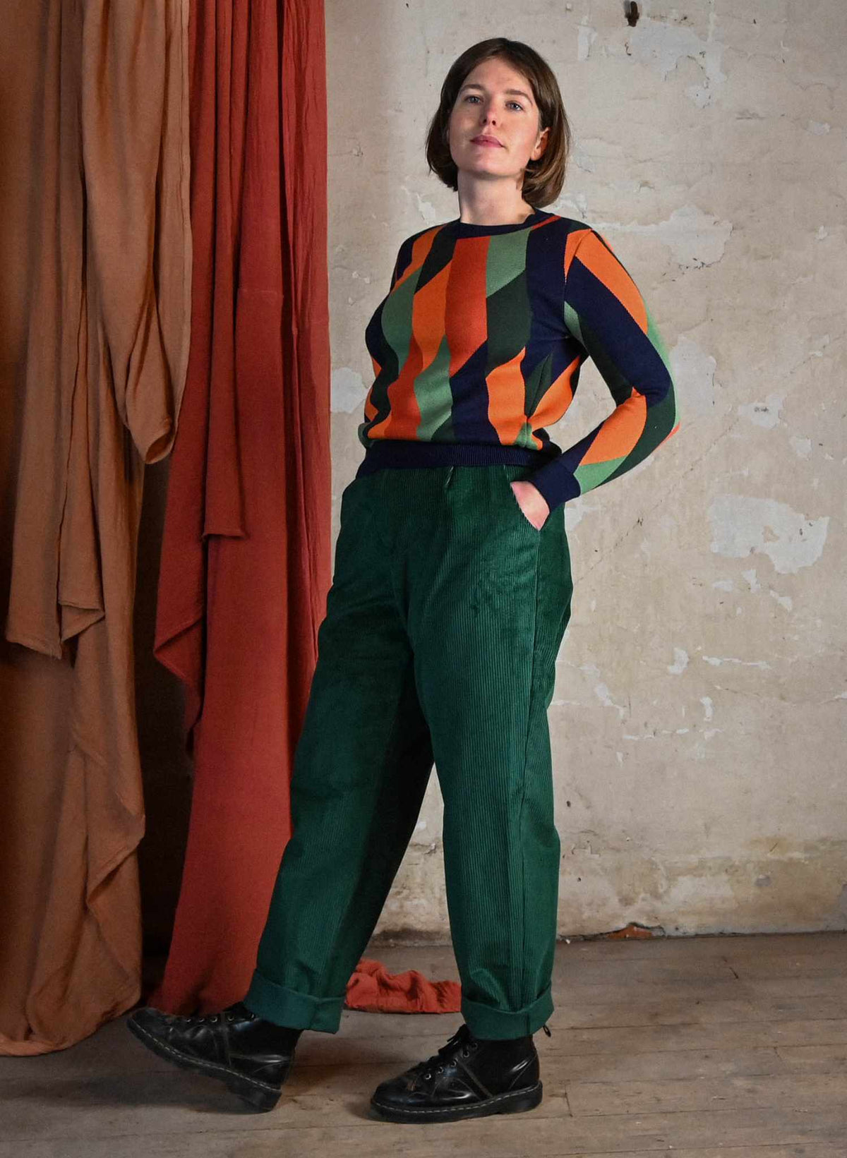 Fred - Coral Kaleidoscope Jumper