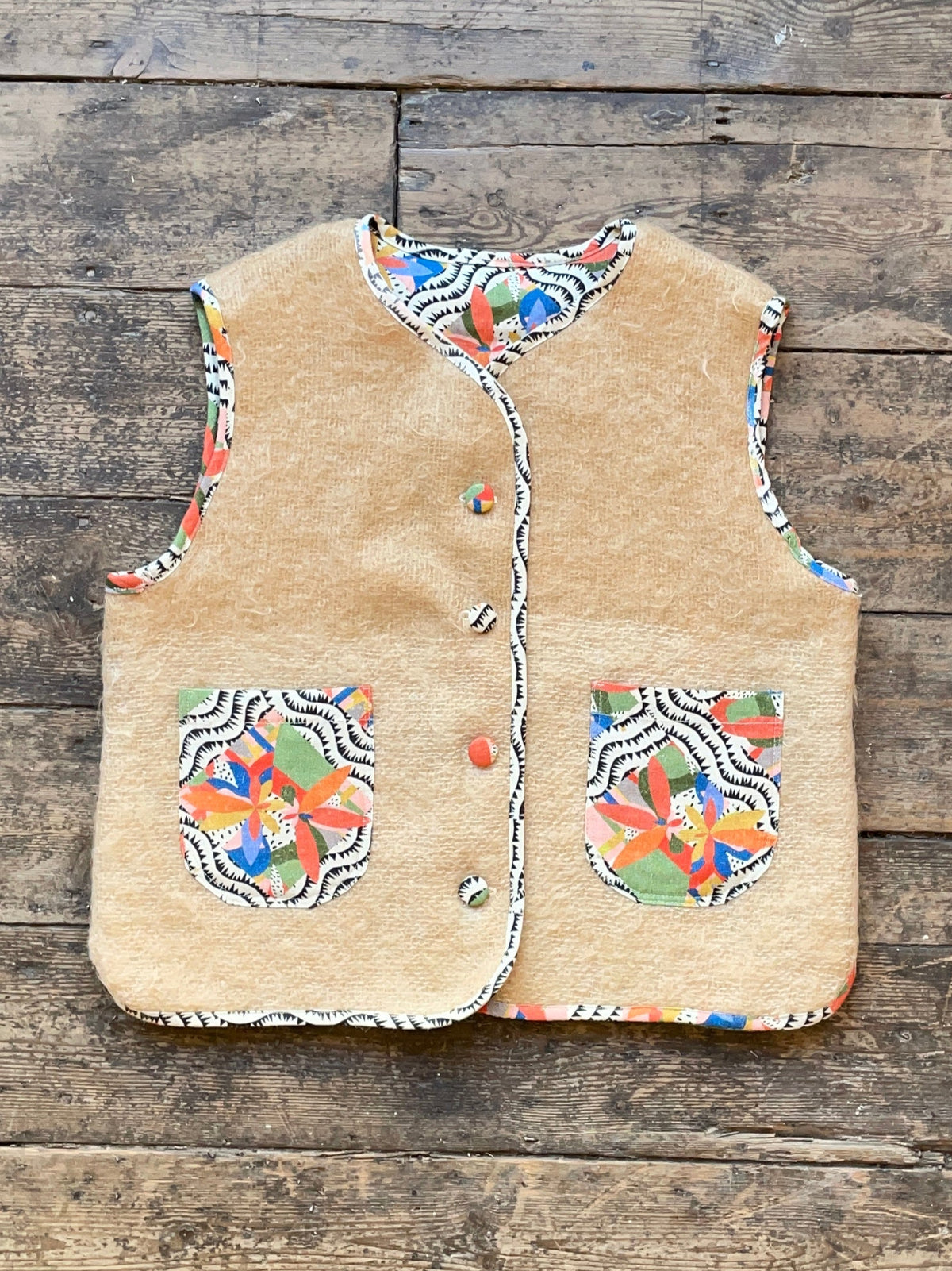 Gilet / Waistcoat - Wool Blanket Project - No.28