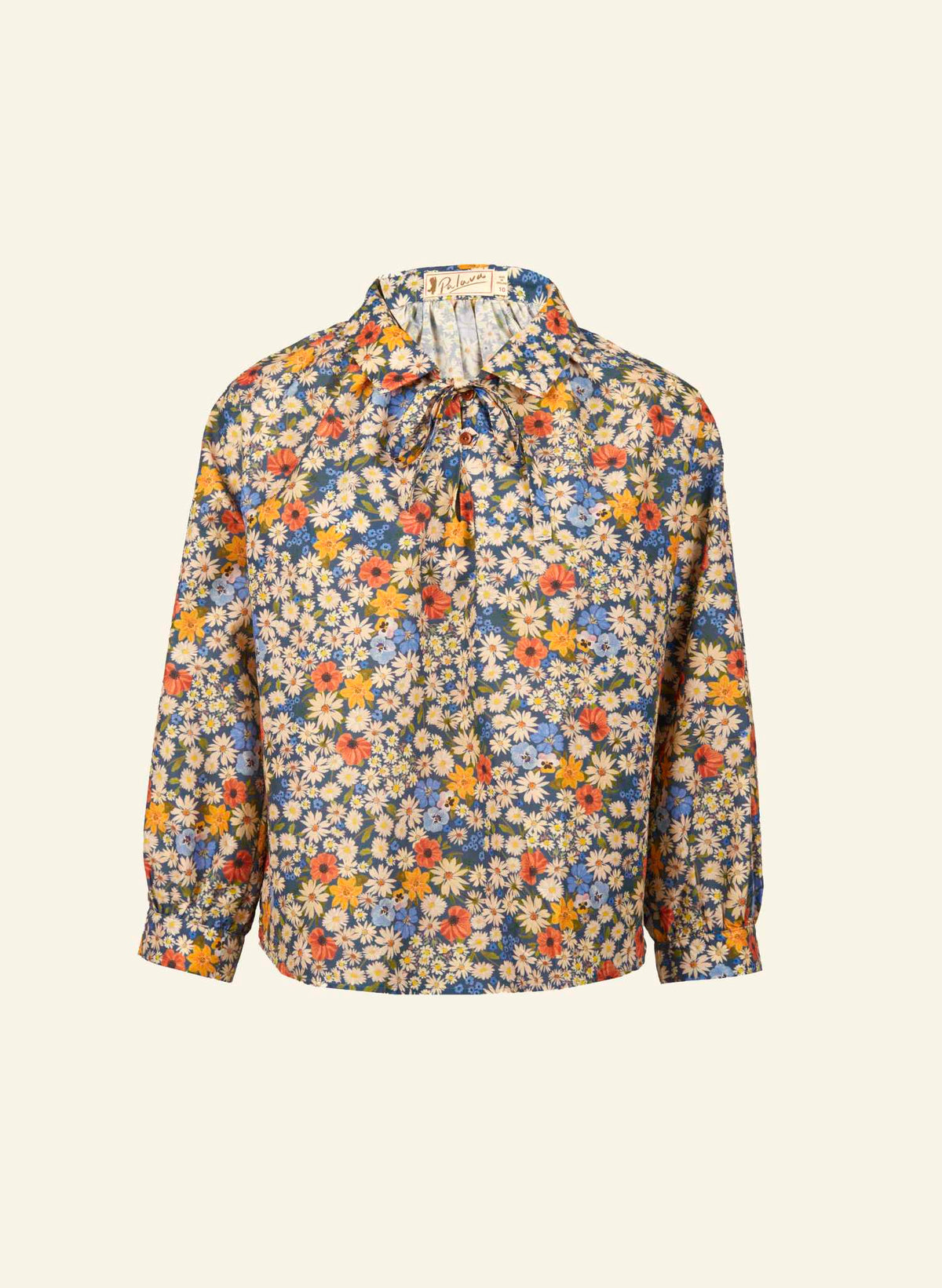 Joan Top - Blue Ditsy Daisy