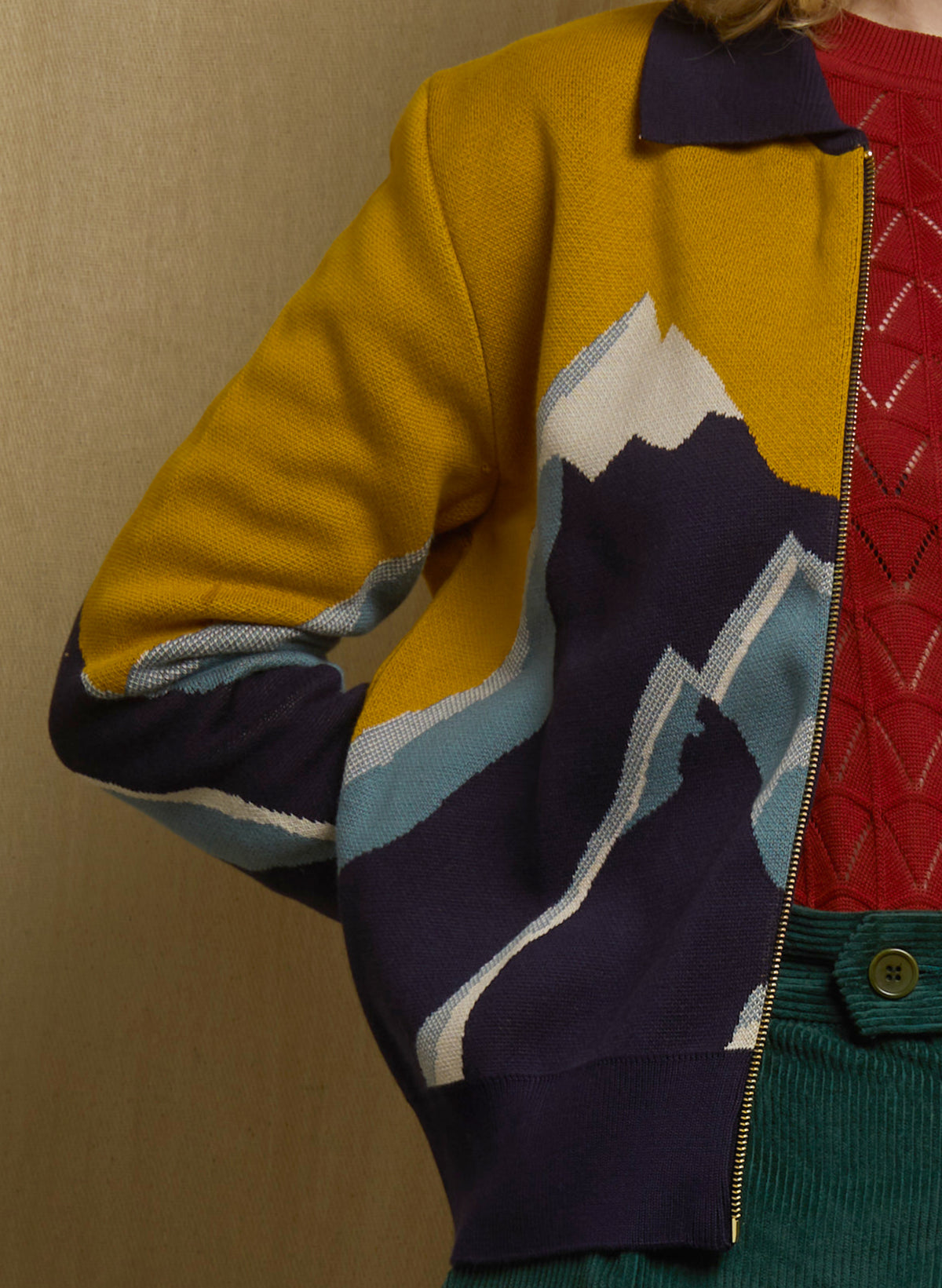 Kate - Mustard Peak Zip-Up