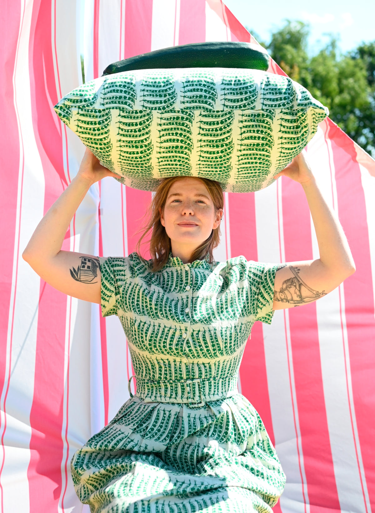 Louise - Green Peas Dress