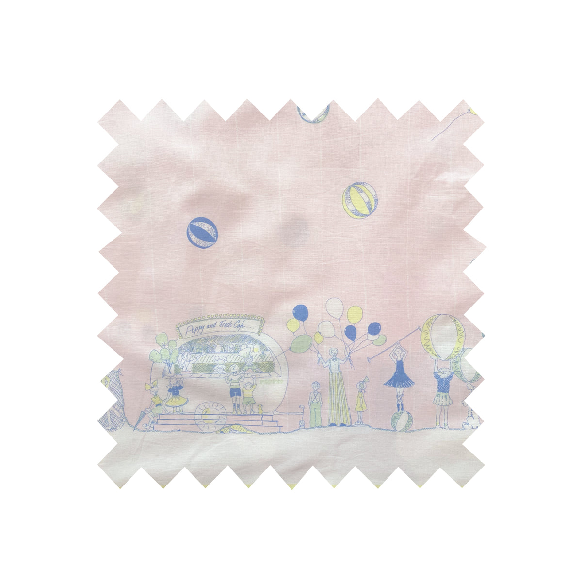 Remnant - 100x150cm - Pink Circus - Cotton