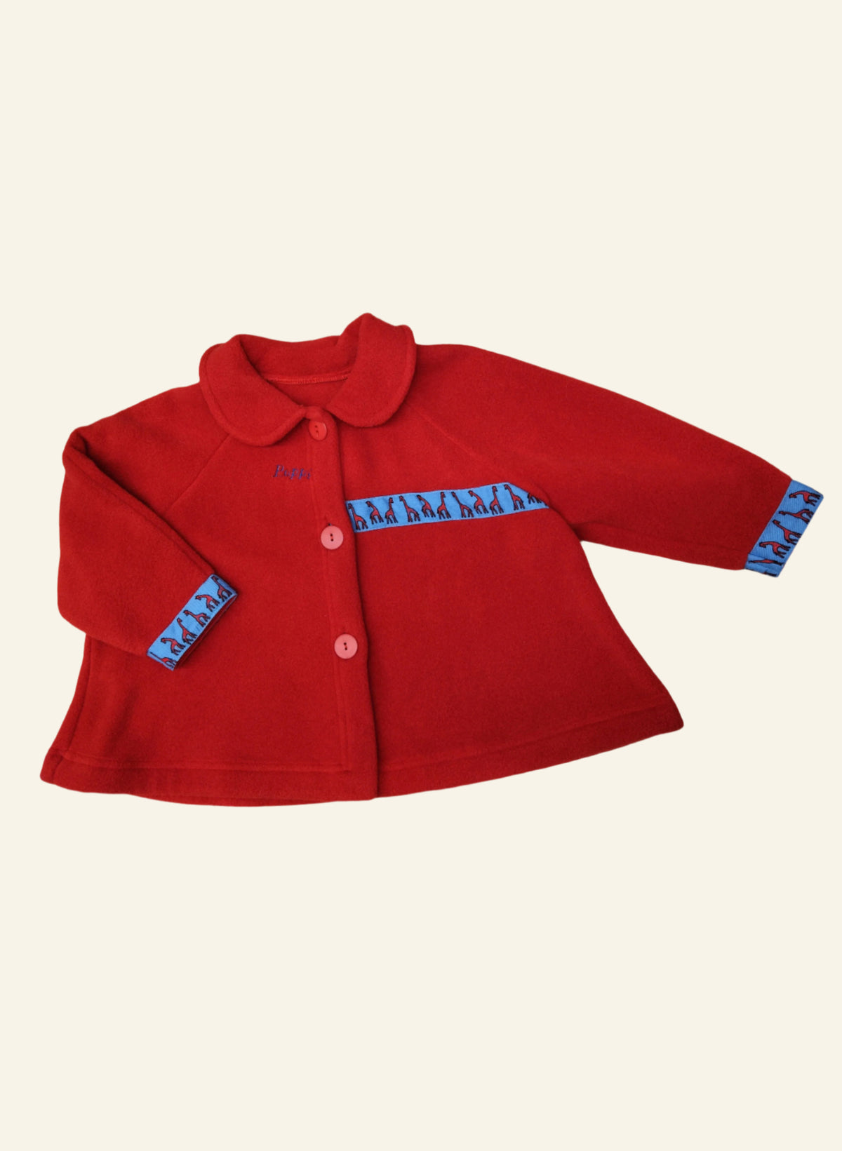 Red Giraffe Swing Jacket