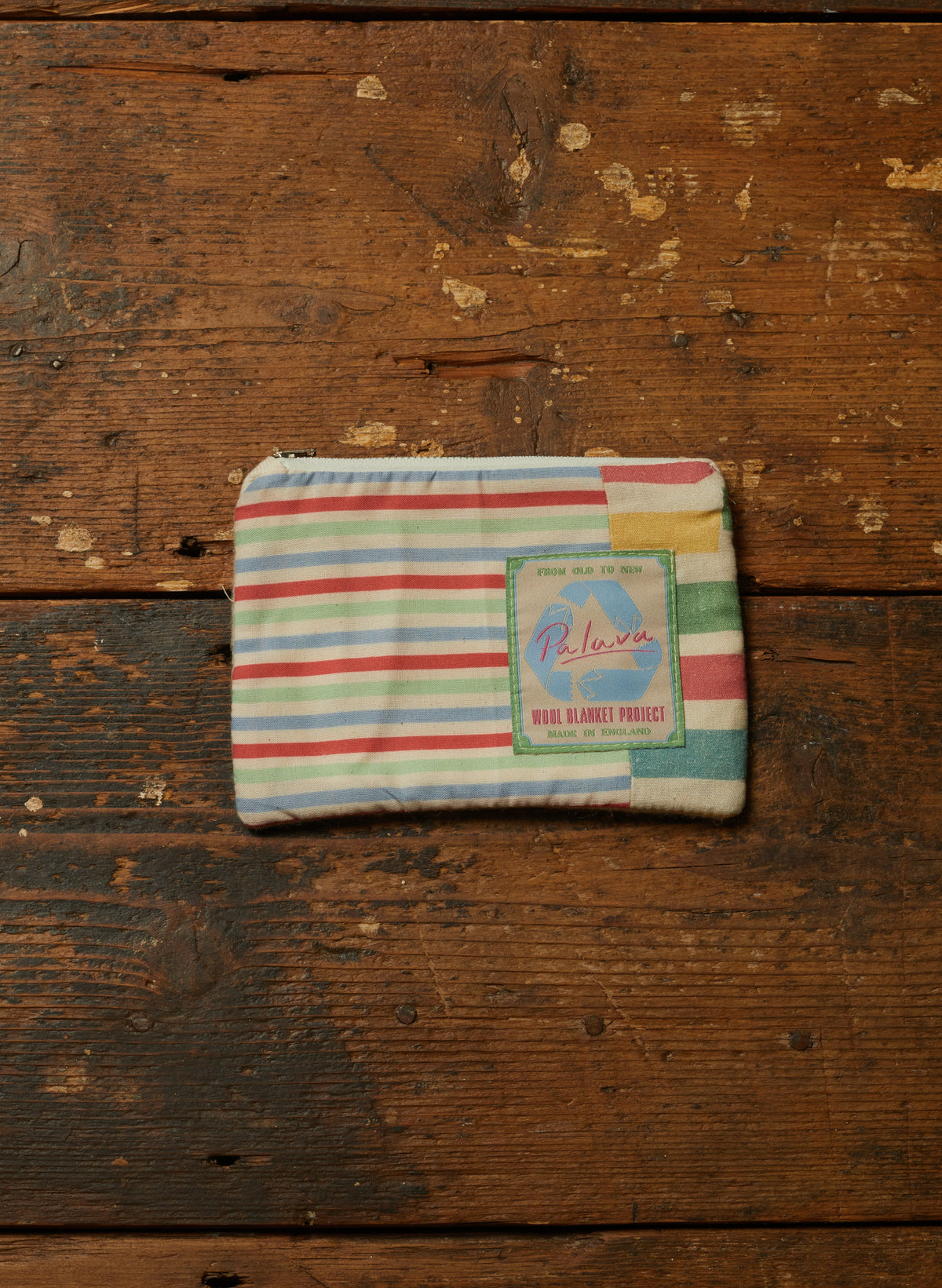 Zip Pouch- Small - Mixed Stripes