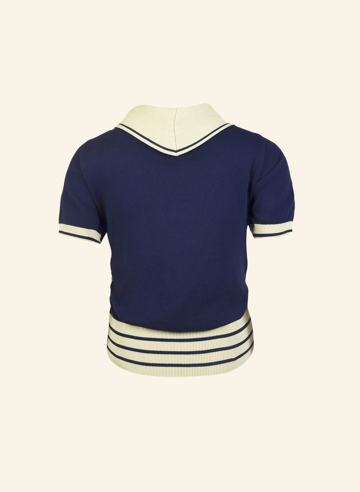 Sailor Knitted Top - Navy