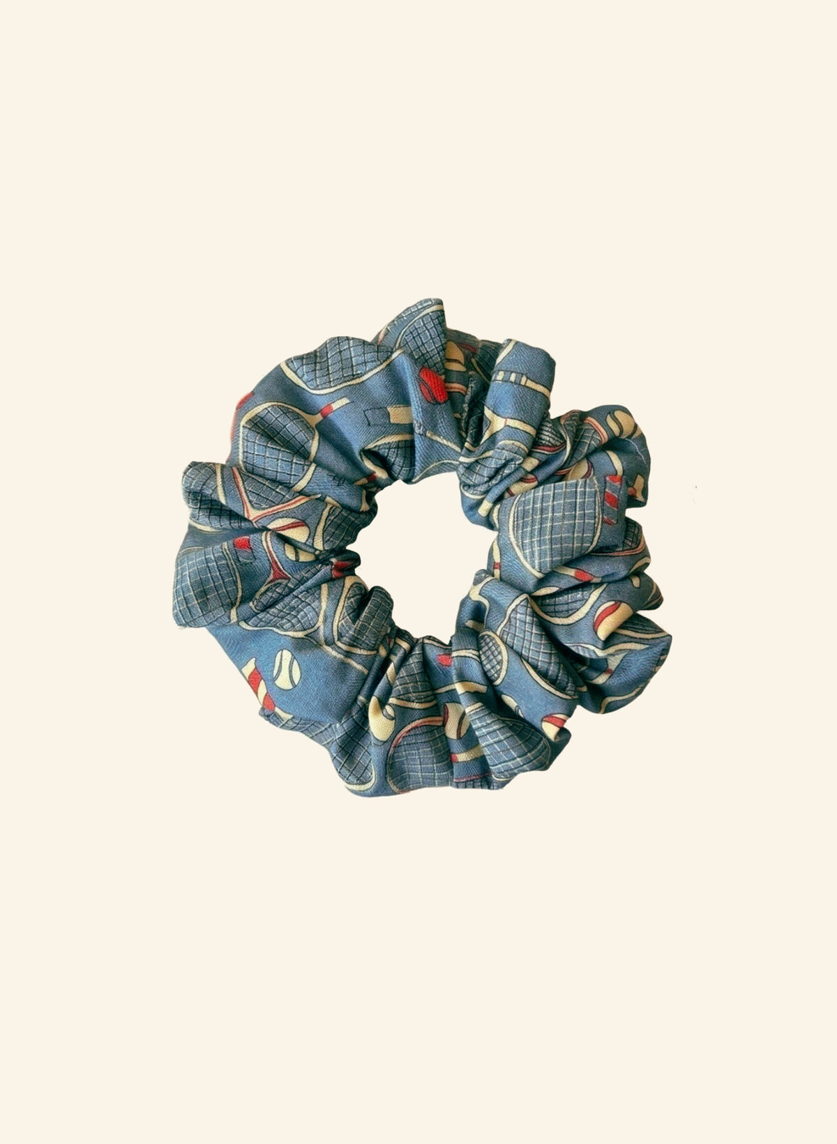 Scrunchies - Blue Tennis