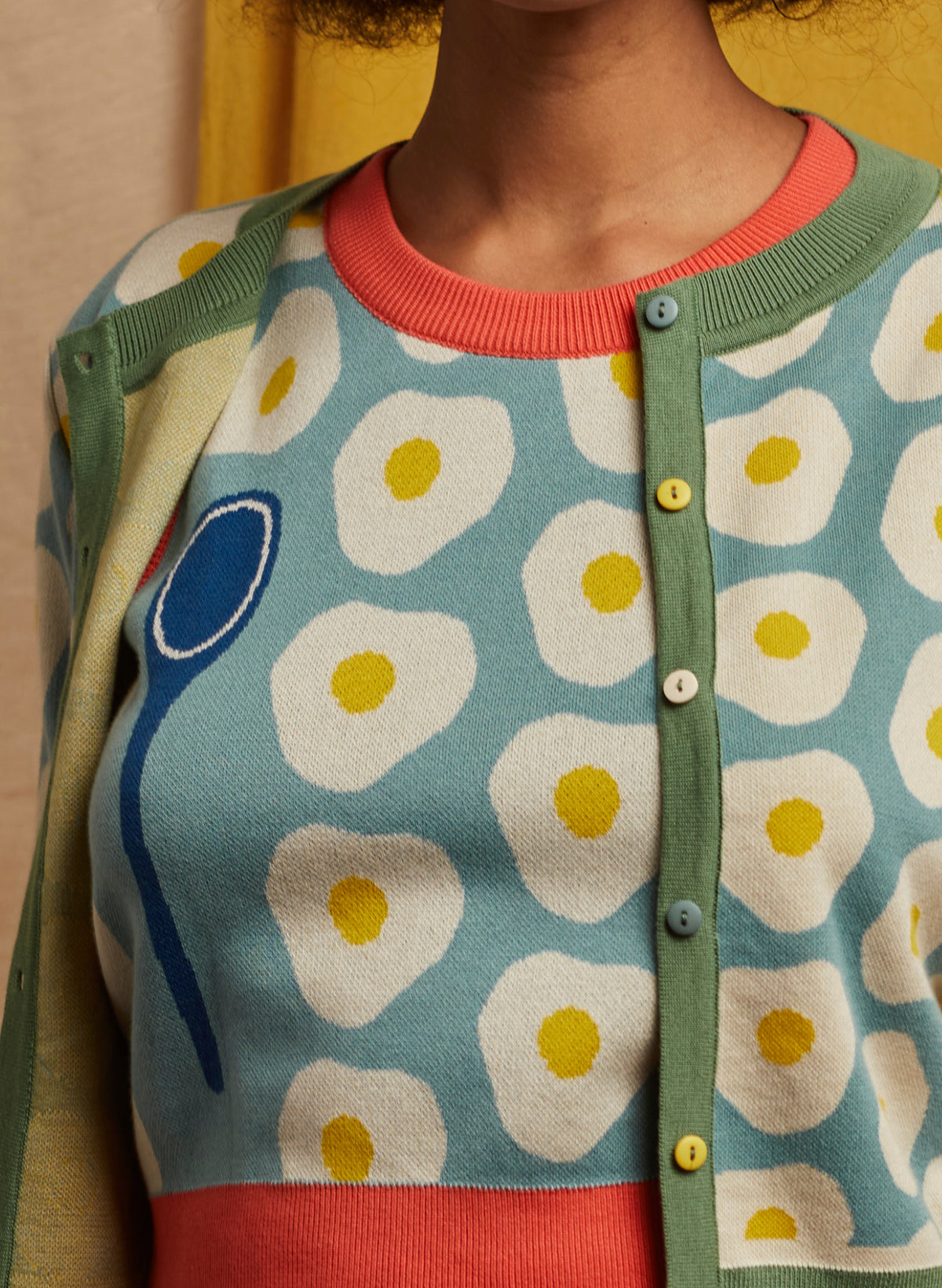 Shirley - Teal Egg and Spoon