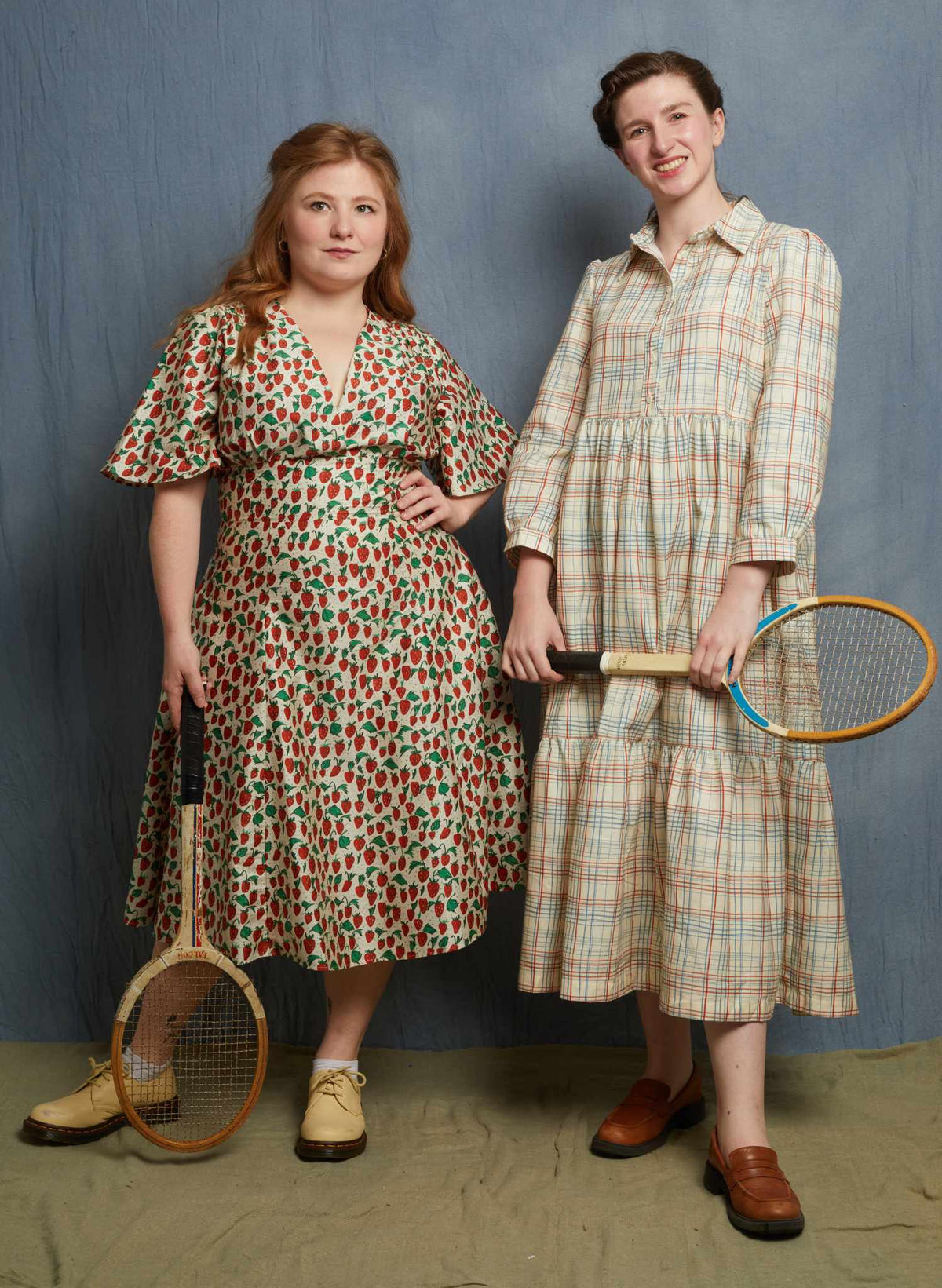 Rita Dress - Red Strawberries