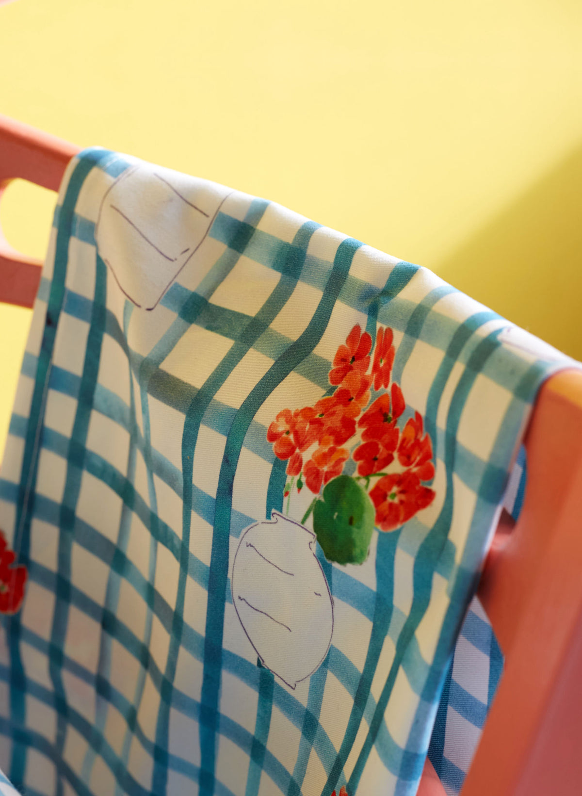 Tea Towel - Geraniums