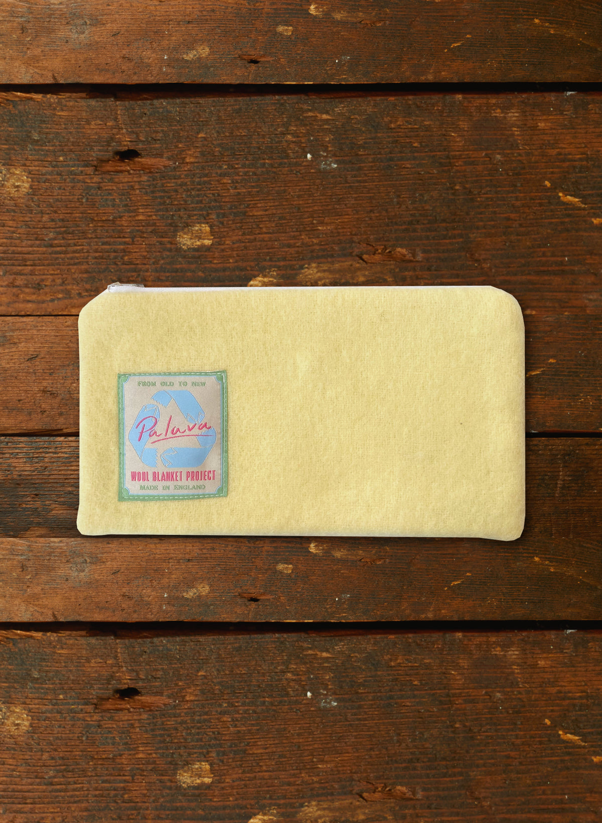 Zip Pouch- Medium - Ivory Coral Migration