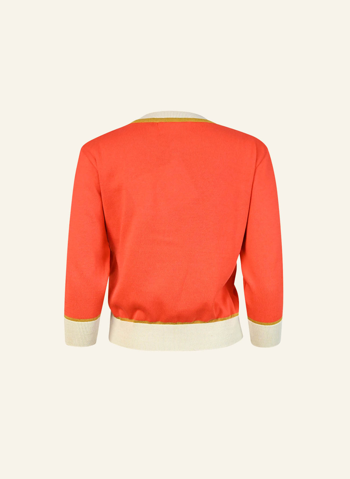 Vera Cardigan - Coral Leaping Tigers