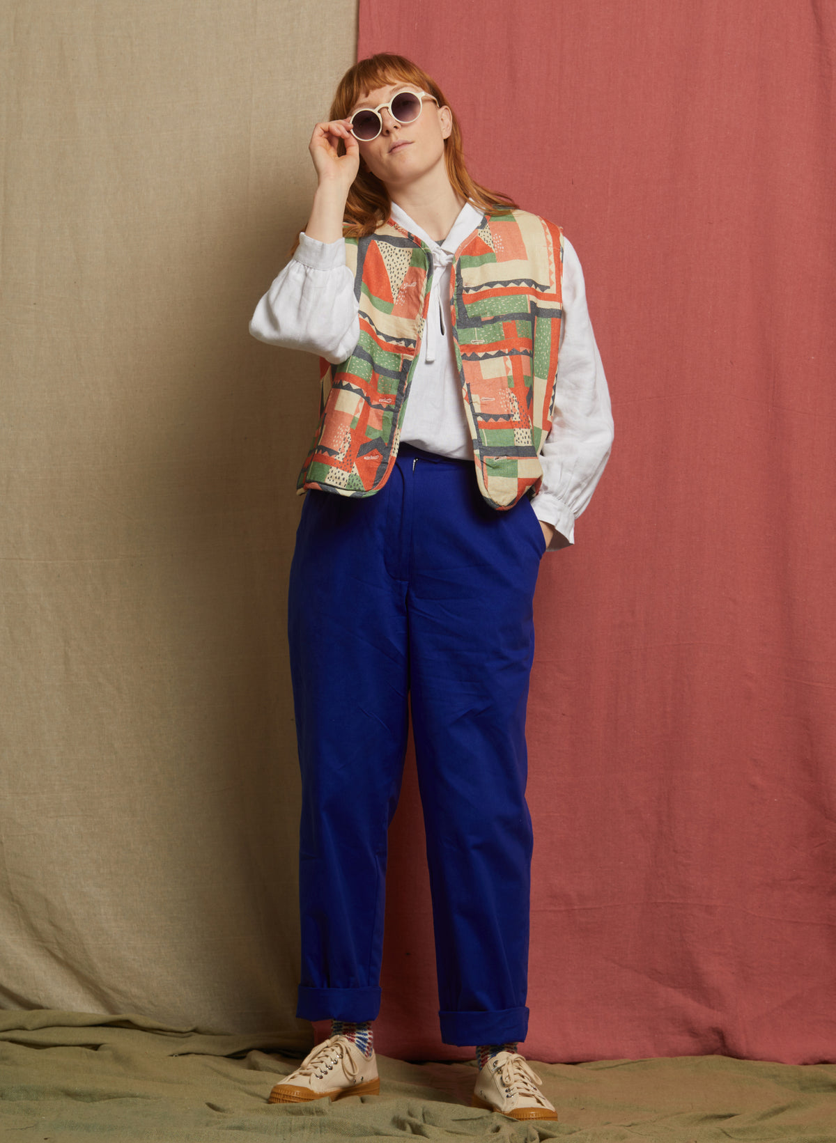 Thelma Trouser - Cobalt Blue