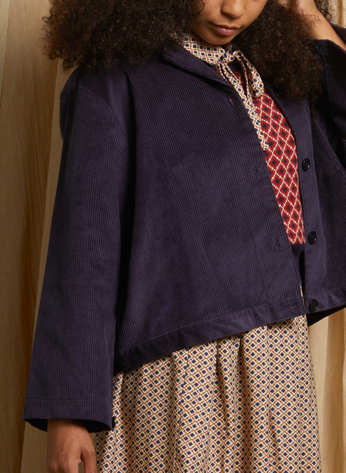 Walter Jacket - Navy Corduroy