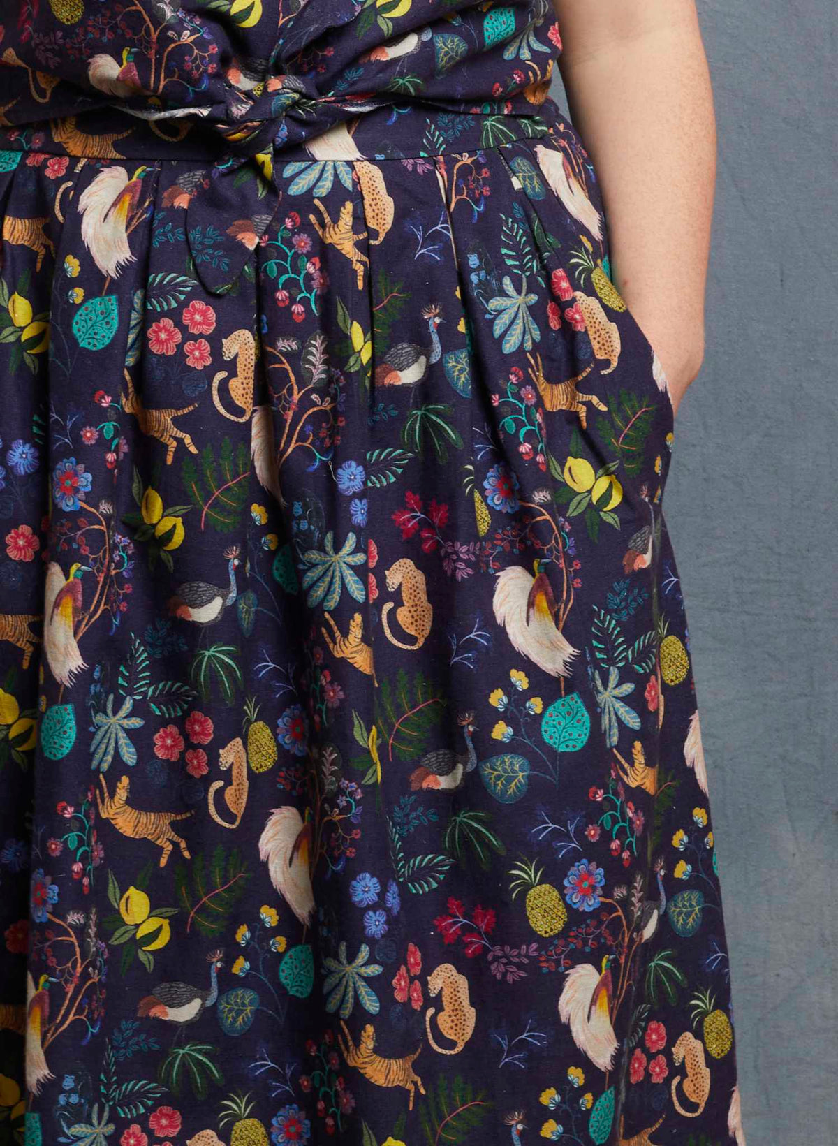 Florence Skirt - Navy Paradise Graden
