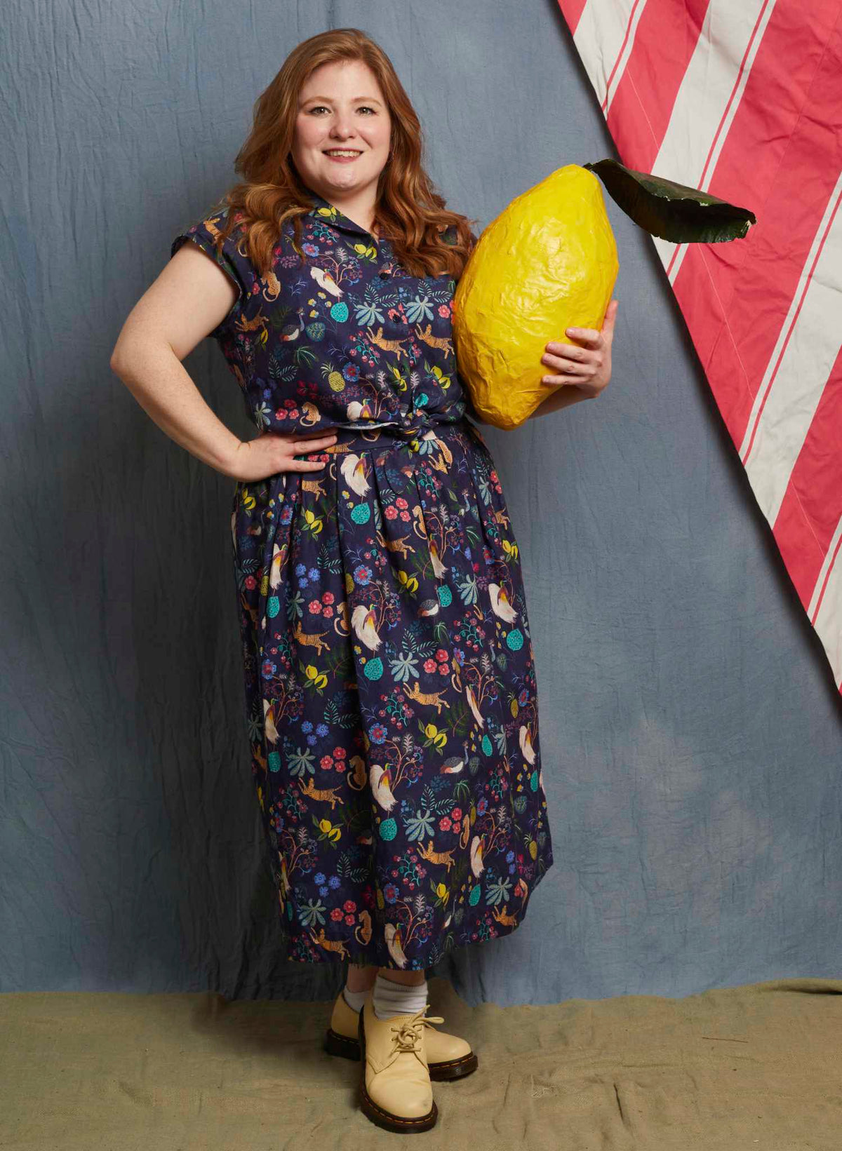 Florence Skirt - Navy Paradise Graden