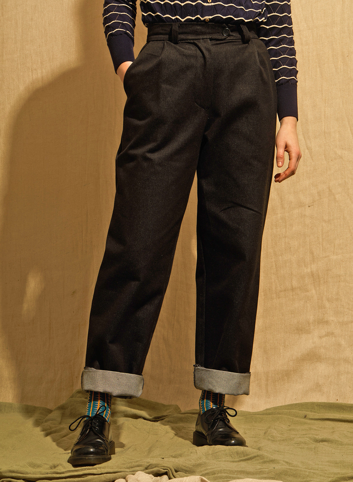 Thelma Trousers - Dark Navy