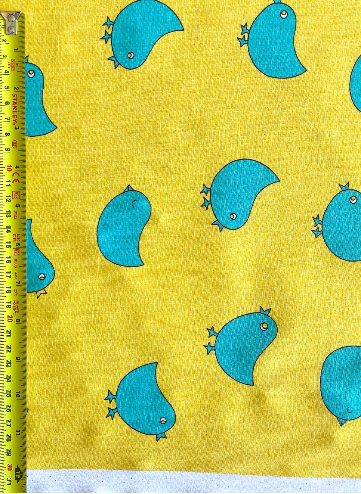 Yellow Chick Fabric - Cotton