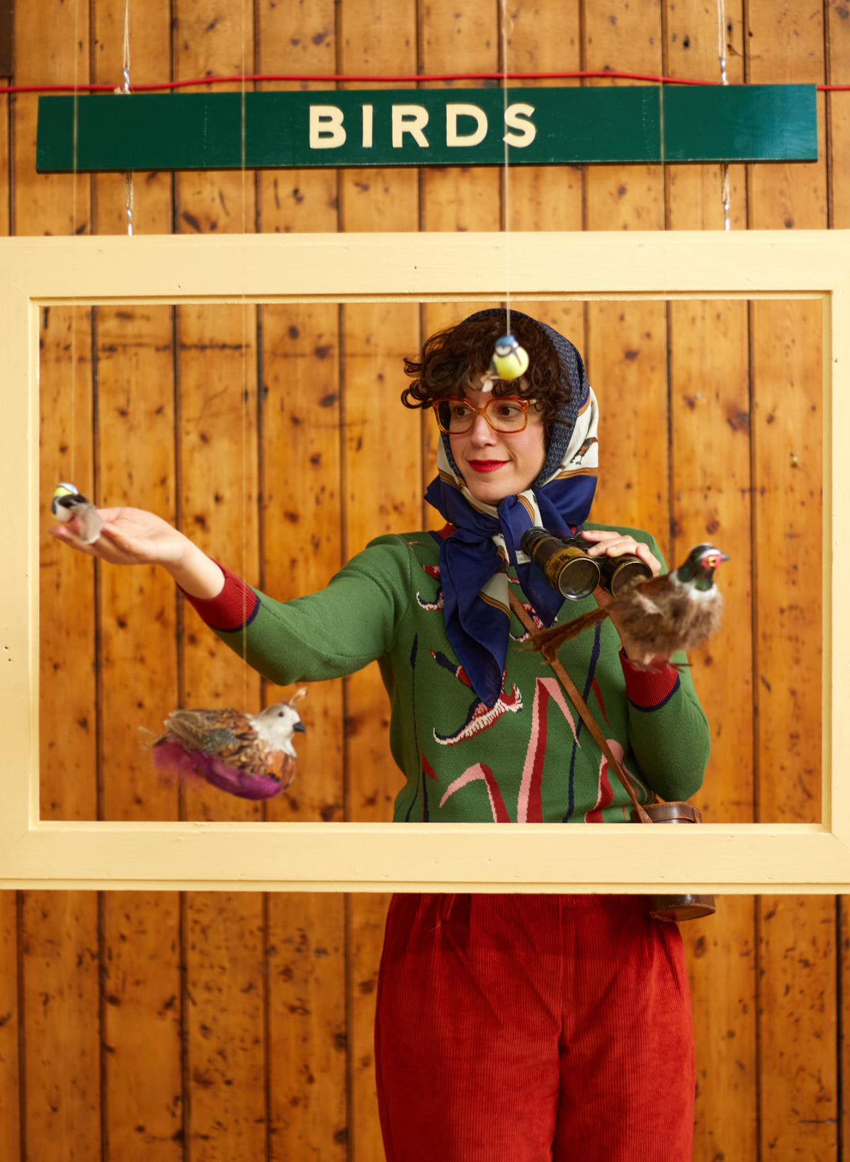 Esther - Green Flying Ducks Jumper
