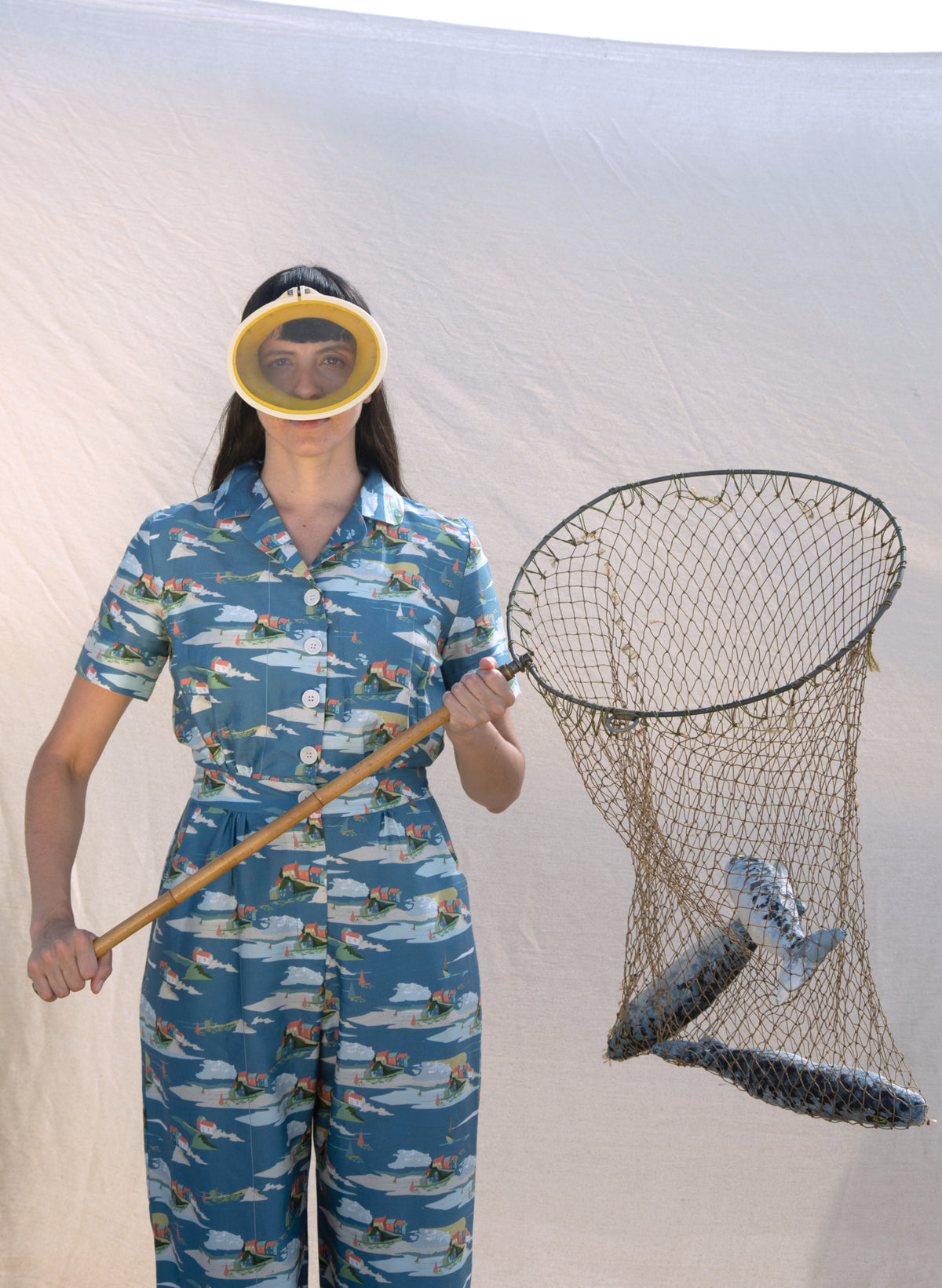 Francesca Long Jumpsuit - Blue Robin Hood's Bay