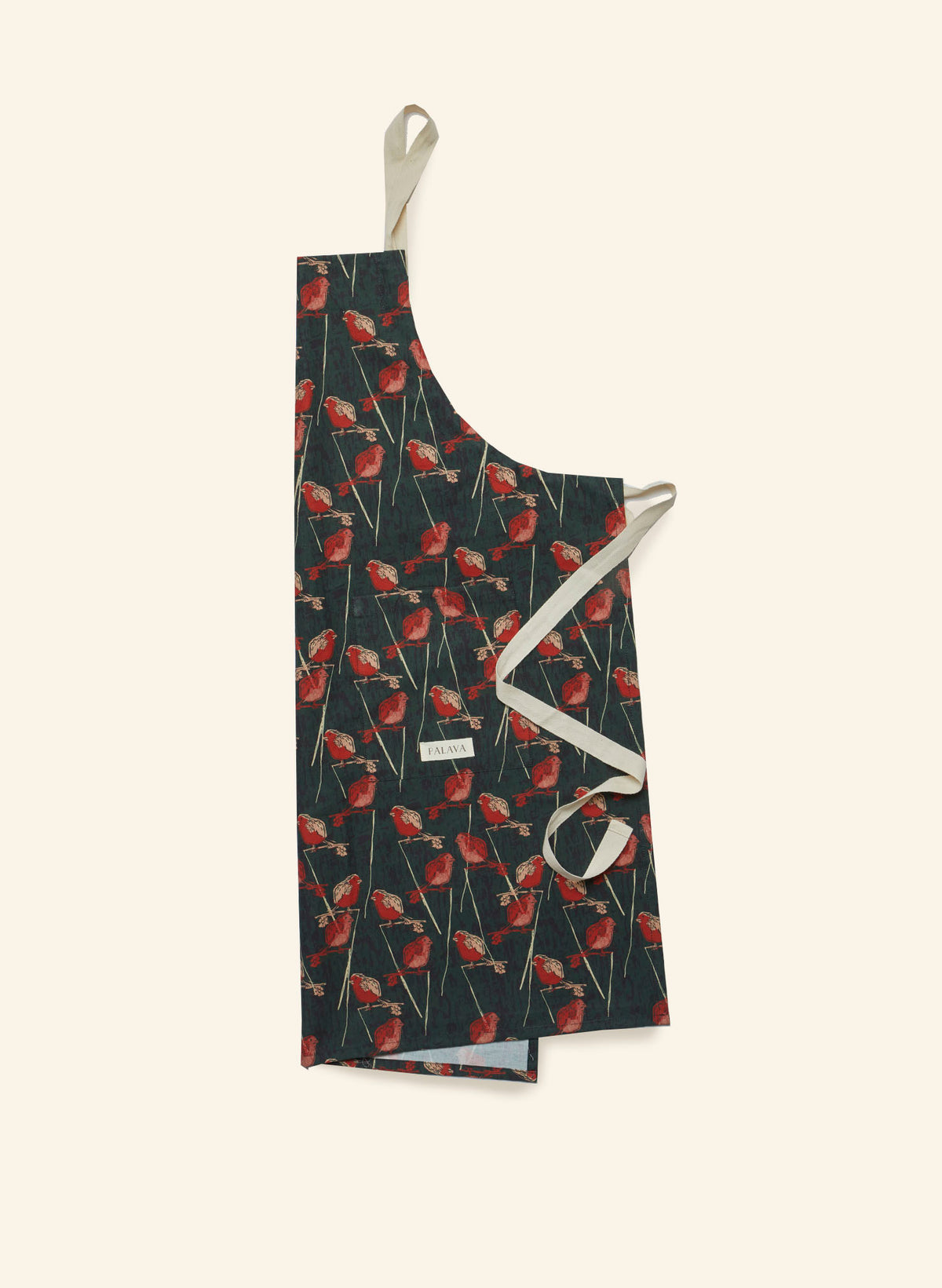 Apron - Forest Green Robin