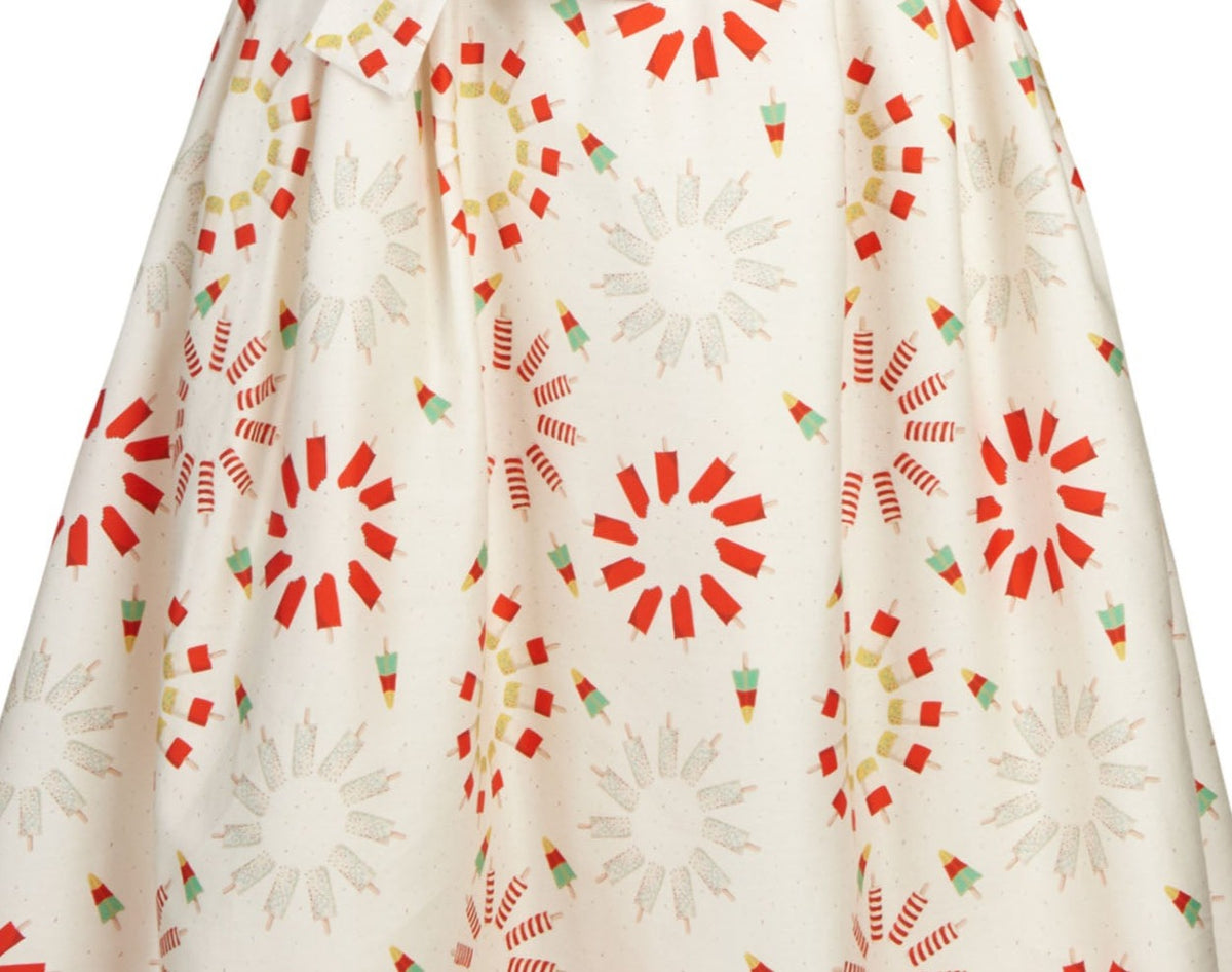 Ice Cream Fabric - Organic Cotton Sateen