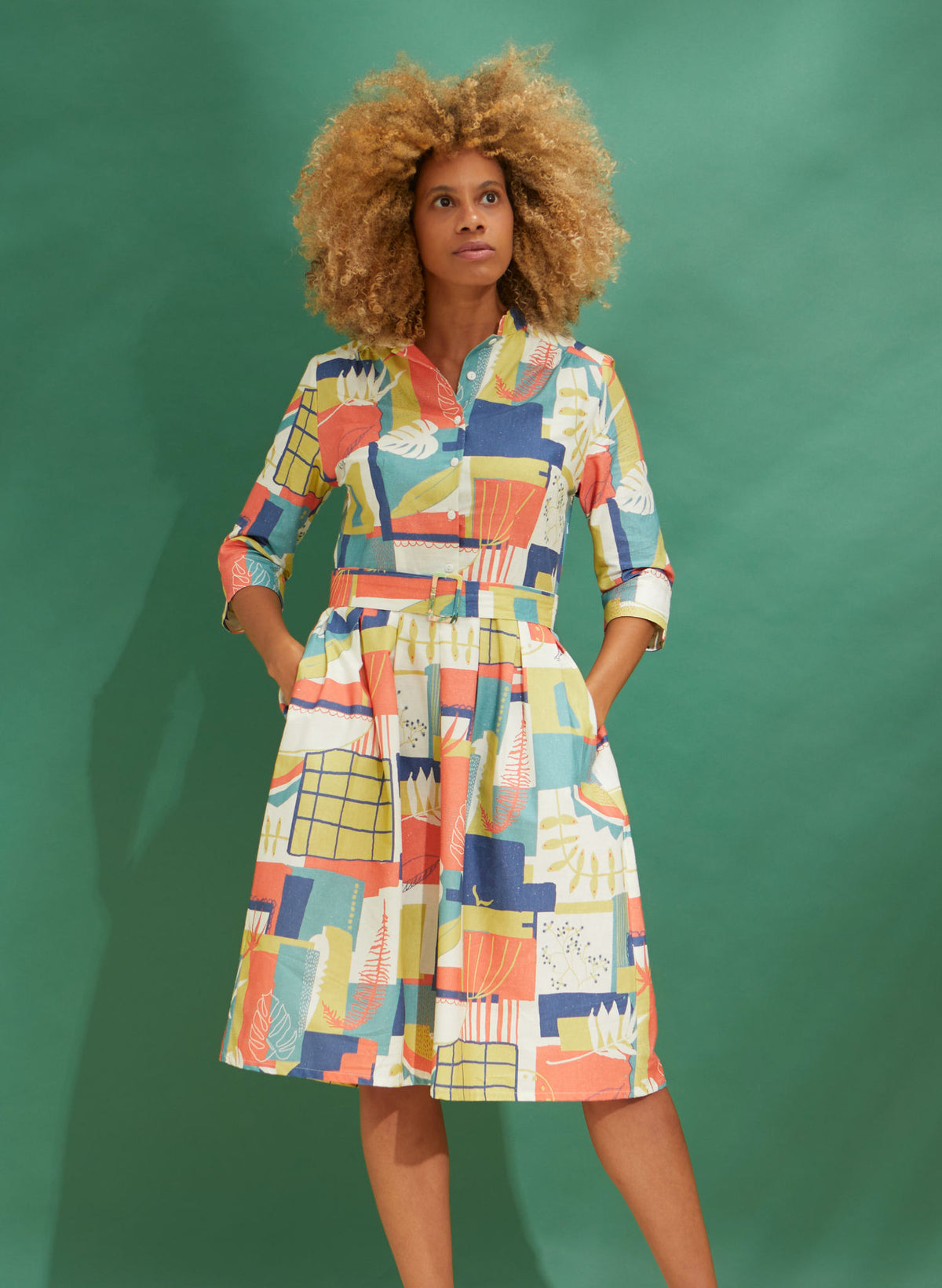 Cynthia Dress - Abstract