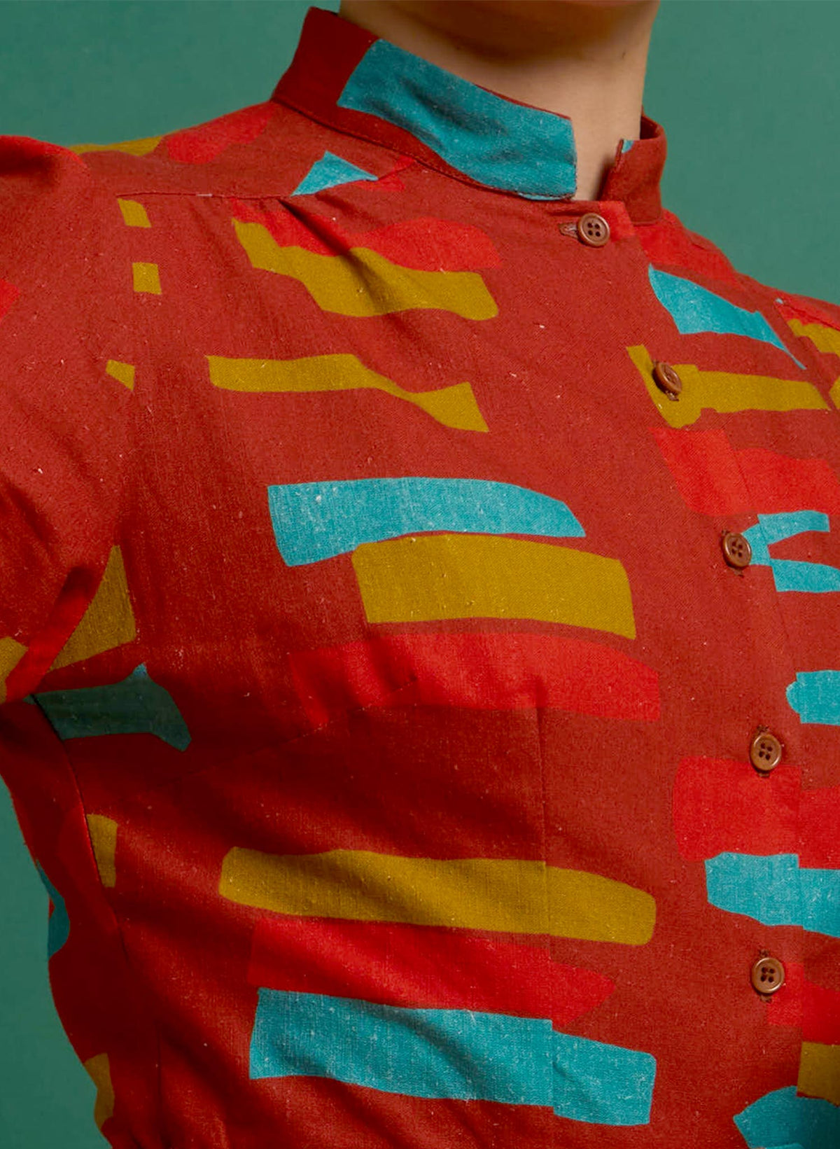 Cynthia Dress - Rust Red Archive