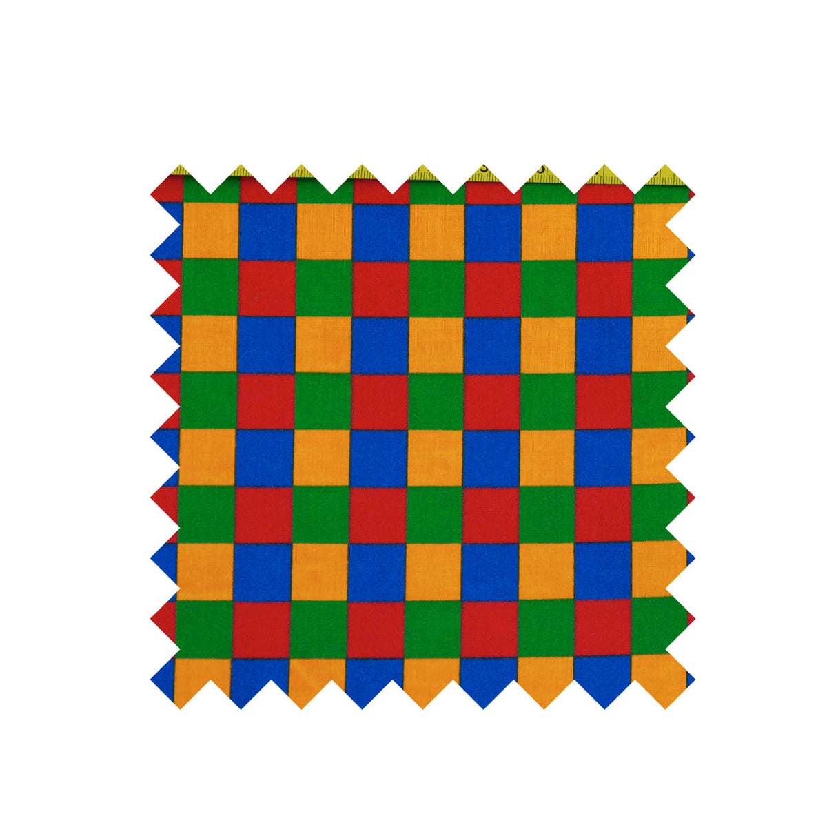 Primary check print Fabric - Cotton