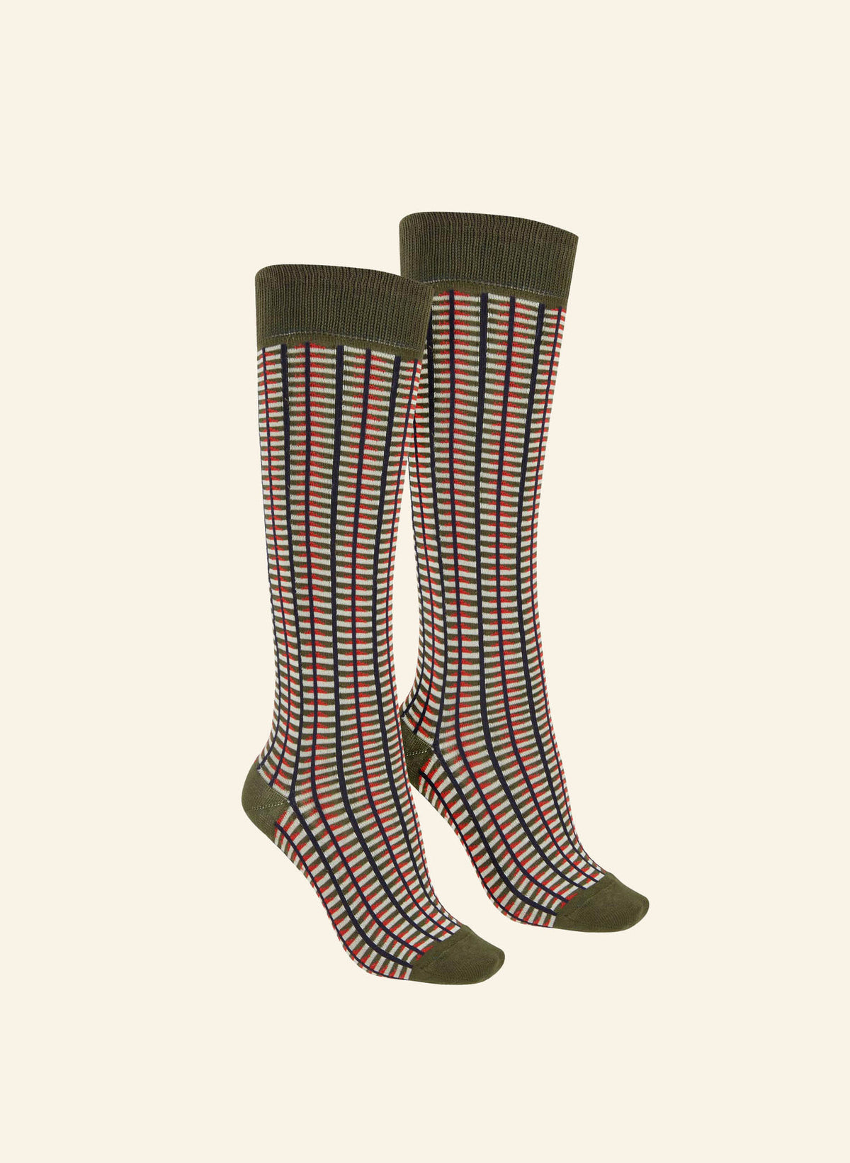 Knee High Socks - Green Barbican