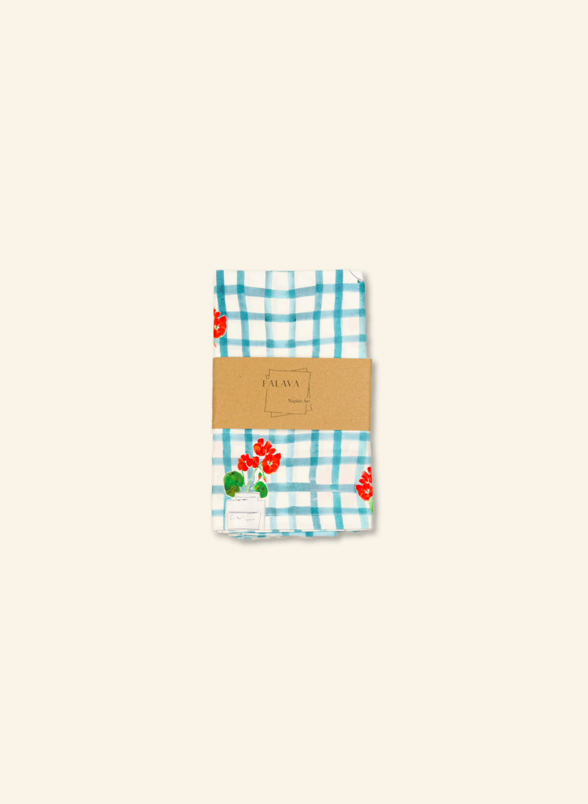 Napkin Set - Geraniums