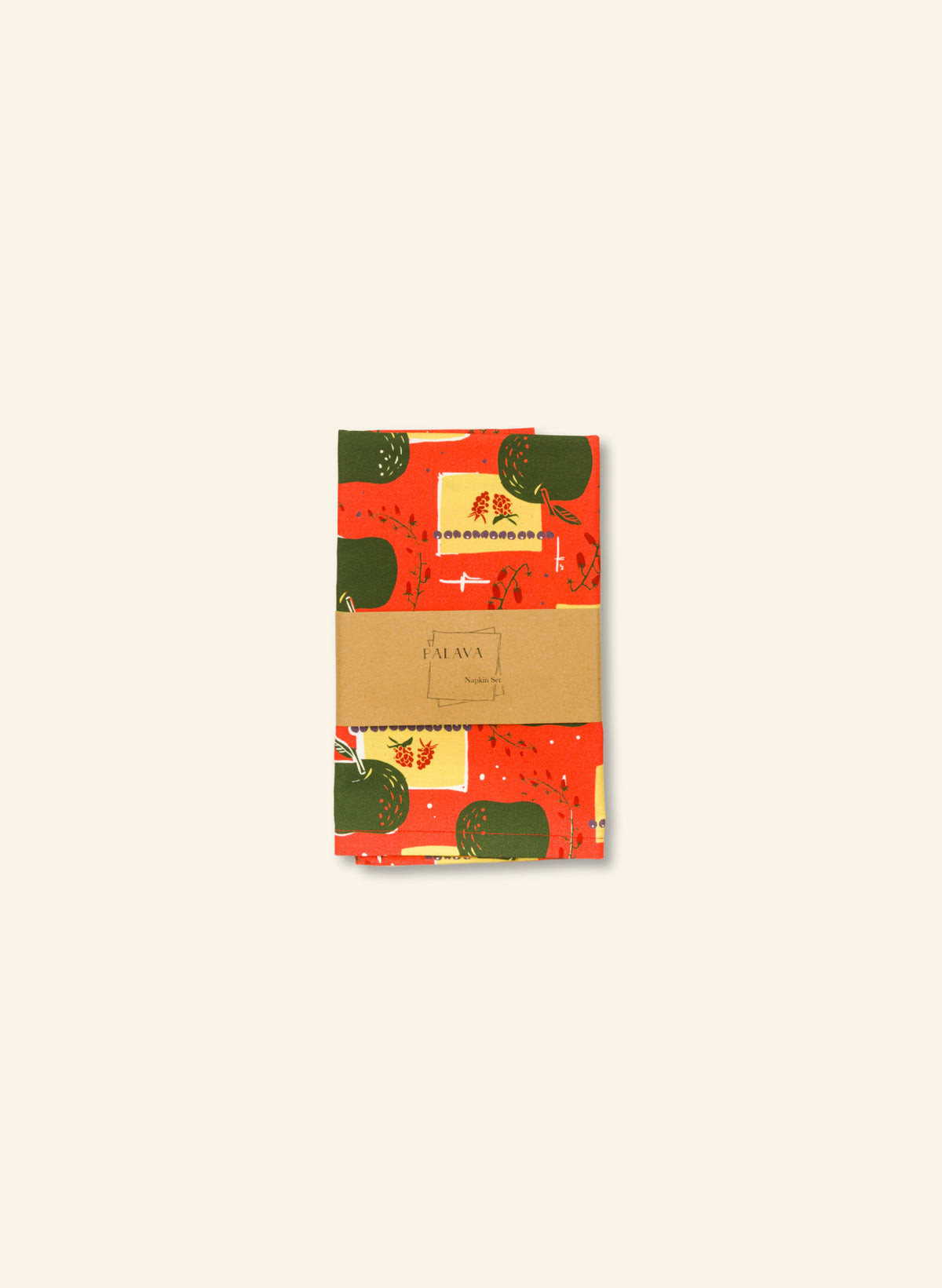Napkin Set - Red Apple