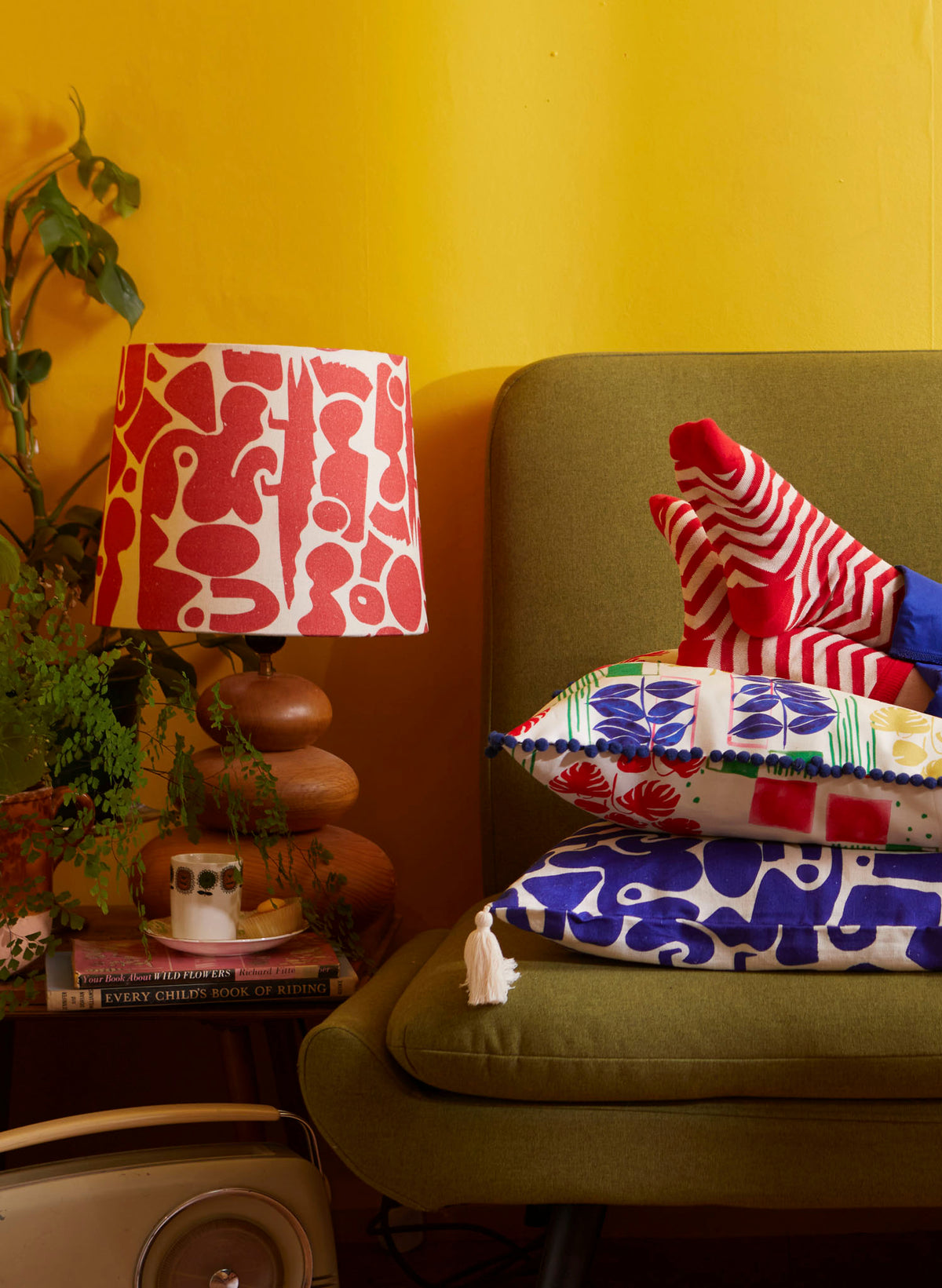 Empire Lampshade - Red Cave