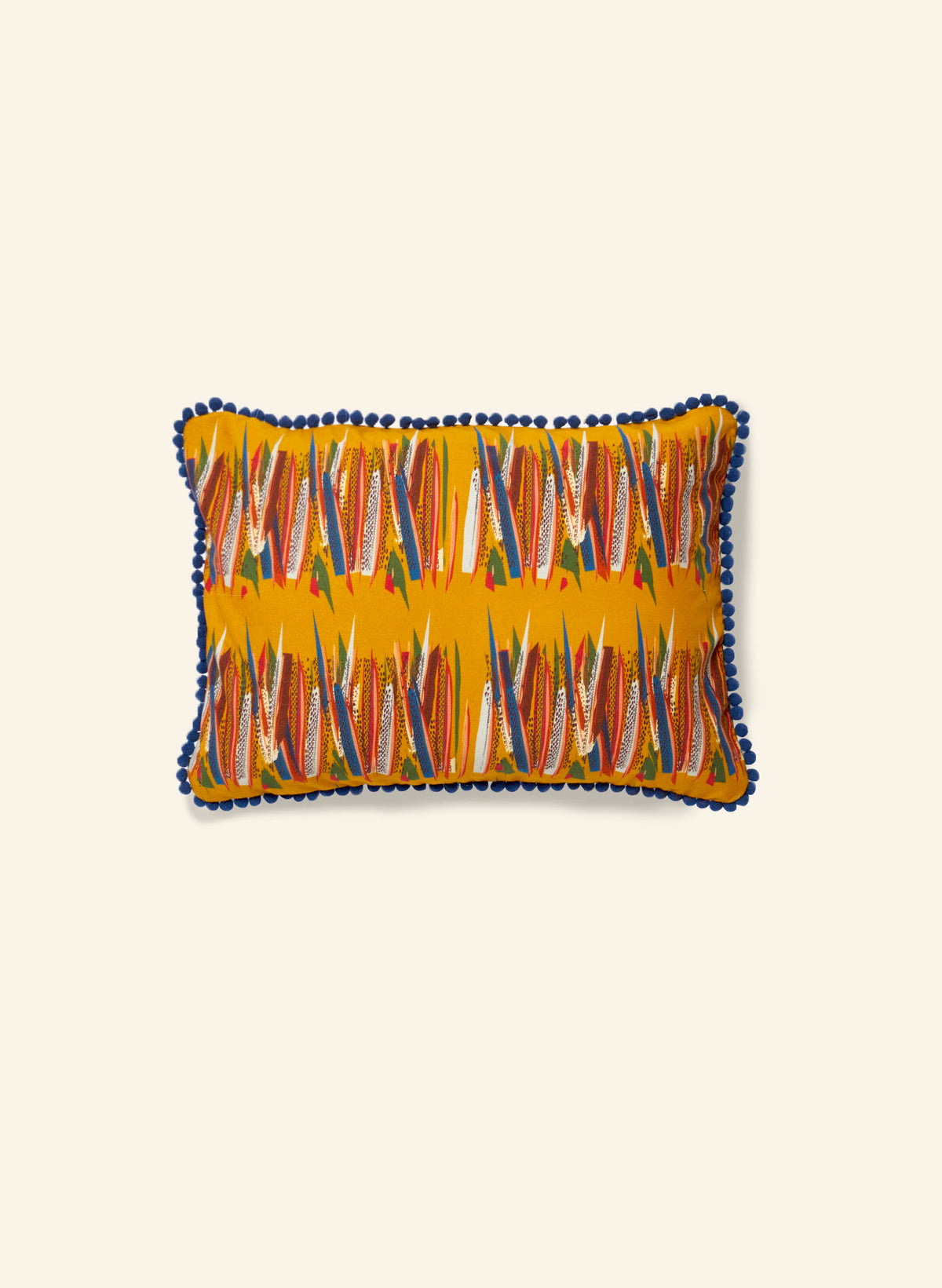 Rectangular Cushion Cover - Mustard Mid-Century