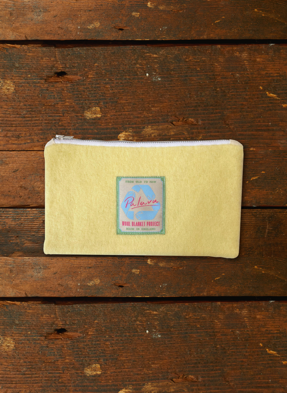 Zip Pouch - Medium - Cream Coral Reef