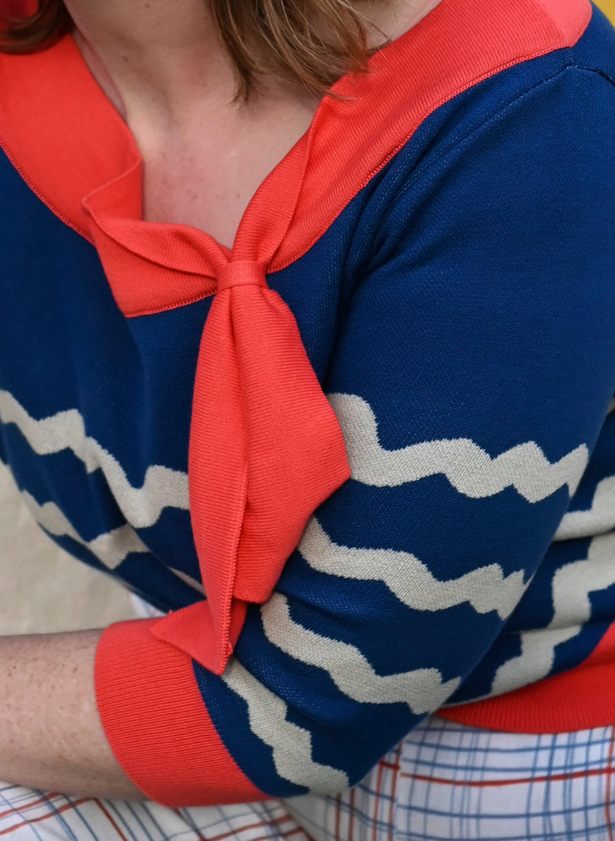 Amelie Top - Coral Wave