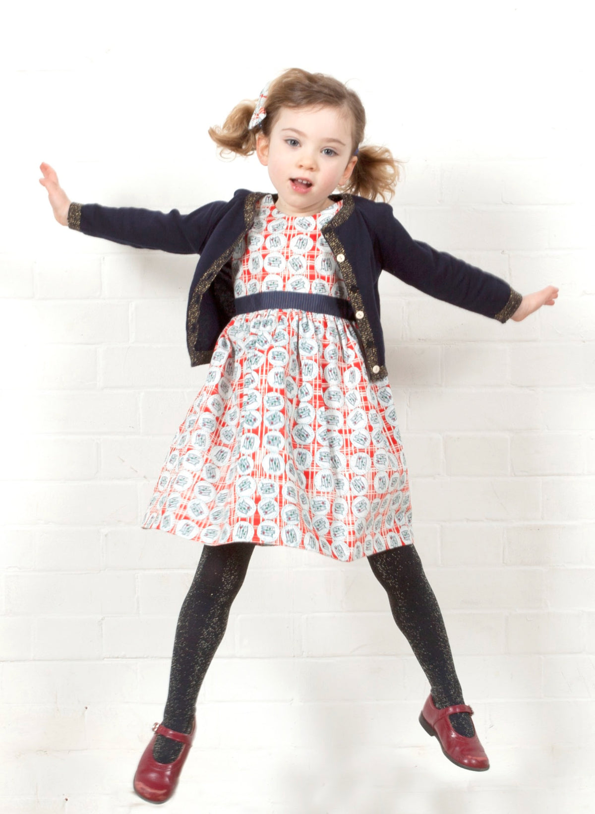 Children's Classic Cardigan - Sparkly Navy
