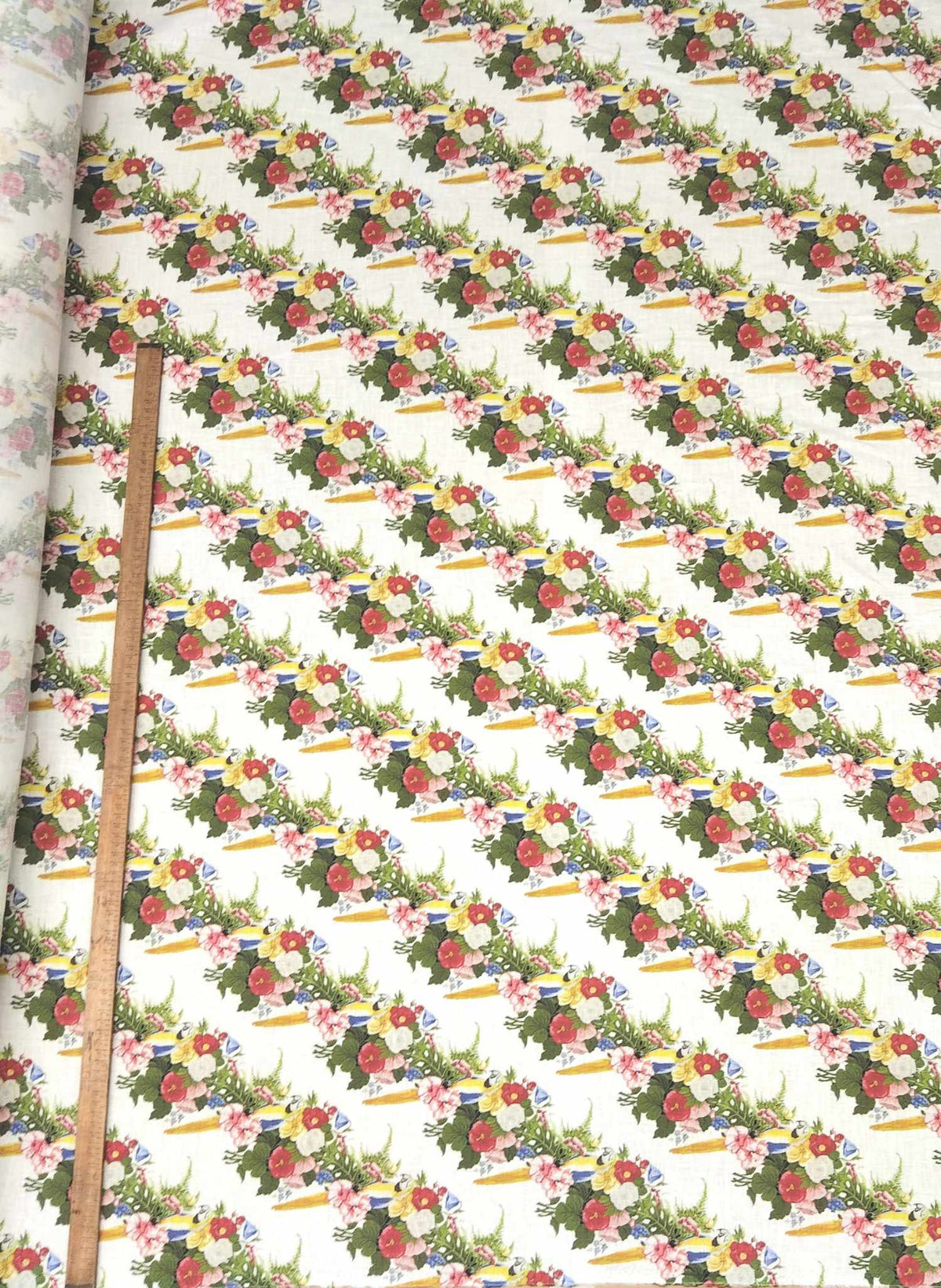 Parrots - Linen - Fabric