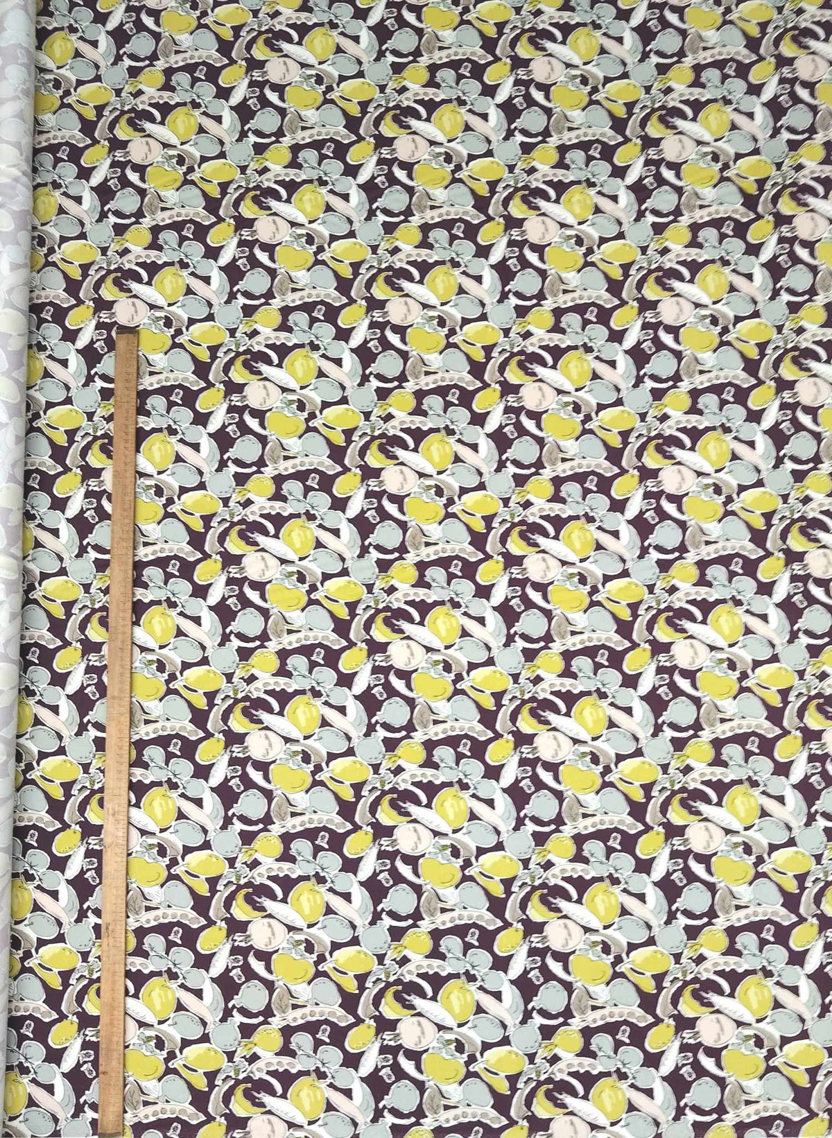 Remnant - 150cm x 65cm - Plum Homegrown -  Tencel - Fabric