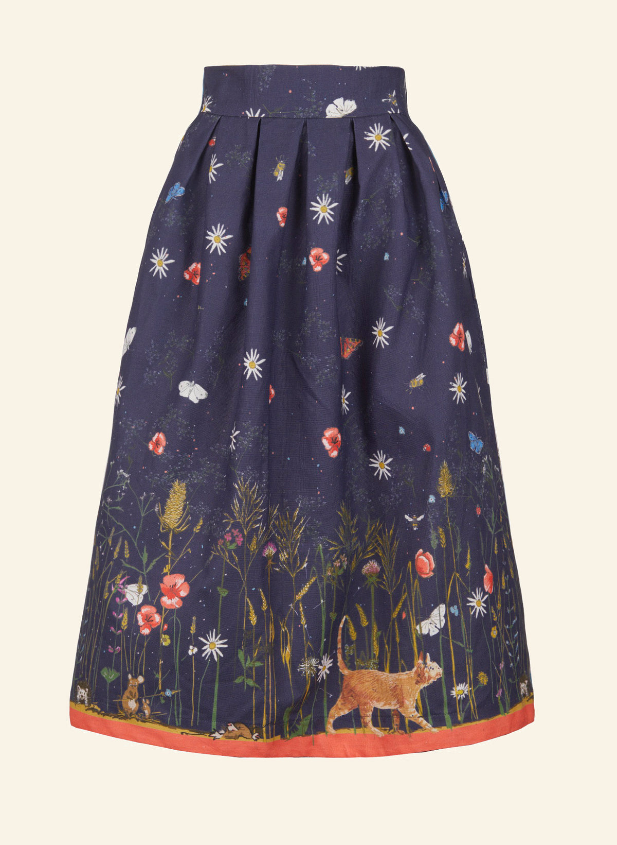 Florence Skirt - Navy Cornfield
